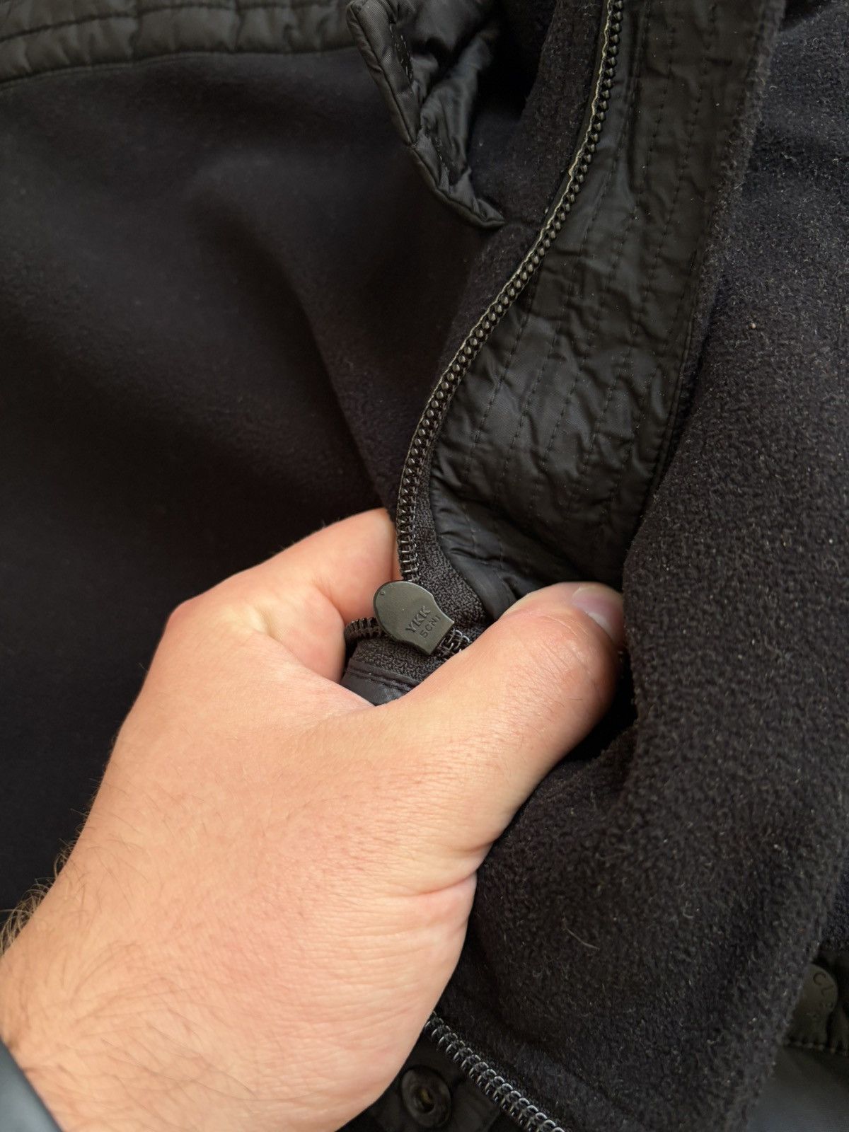 Moncler Grenoble Moncler Grenoble Maglia Black Fleece Cardigan Size US L / EU 52-54 / 3 - 8 Thumbnail