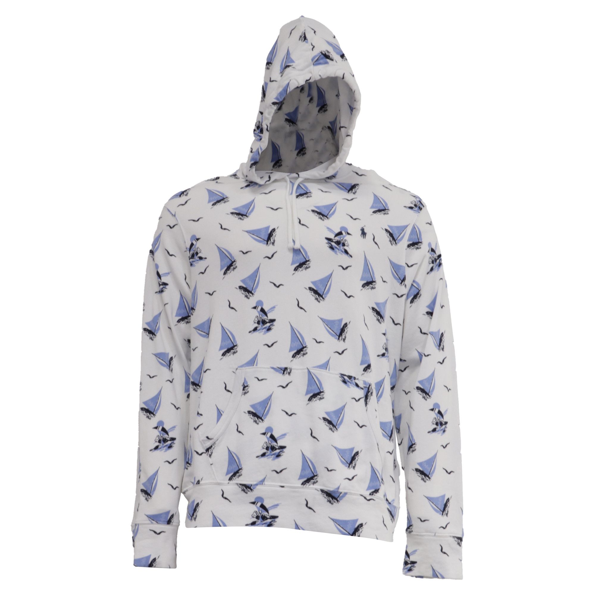 Ralph Lauren Polo Ralph Lauren Sailing Polo Bear Hoodie in White Cotton Size US XL / EU 56 / 4 - 1 Thumbnail