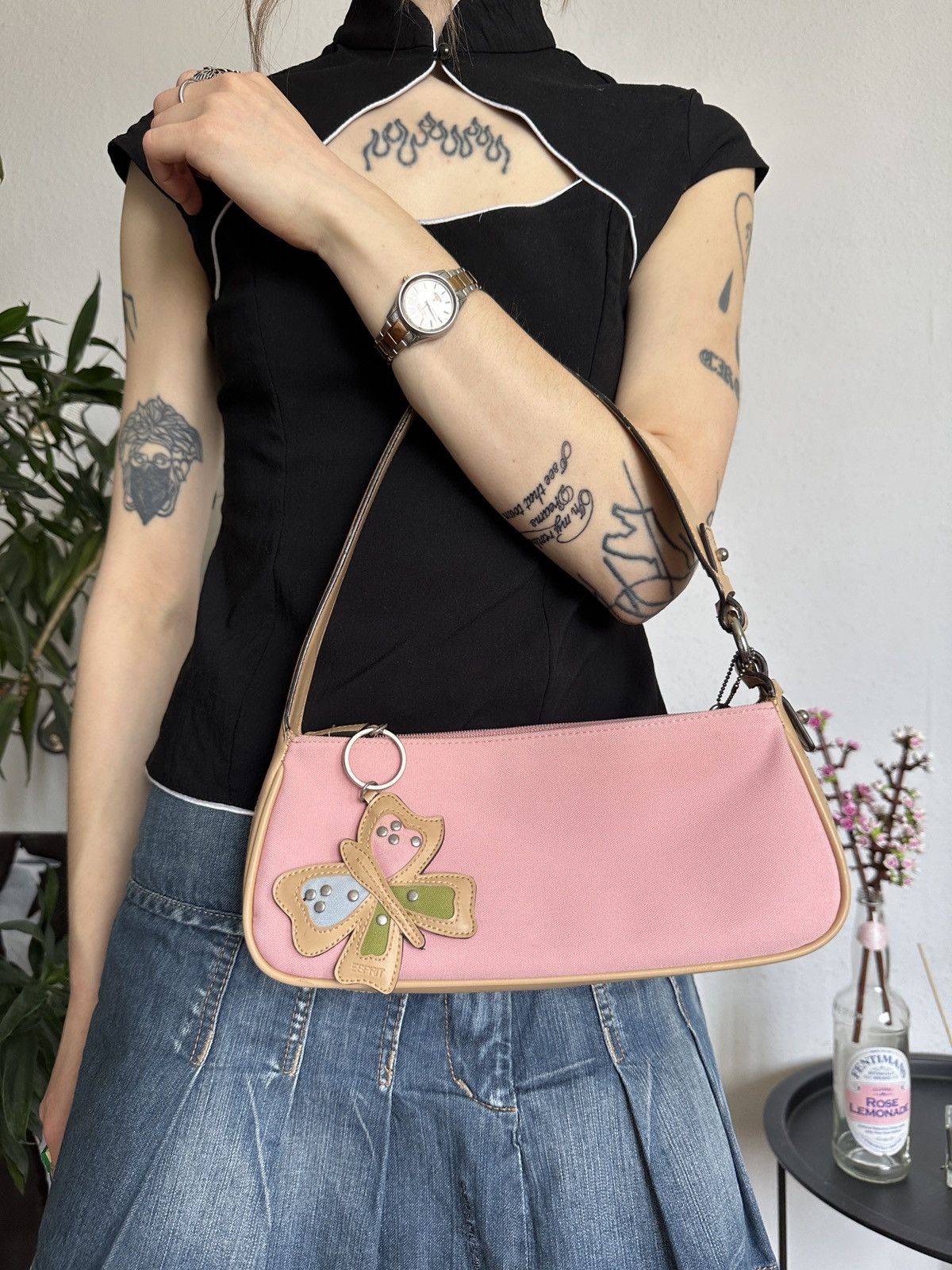 Japanese Brand × Seditionaries Micro Purse Baguette Retro Butterfly Mini Bag y2k Size ONE SIZE - 3 Thumbnail