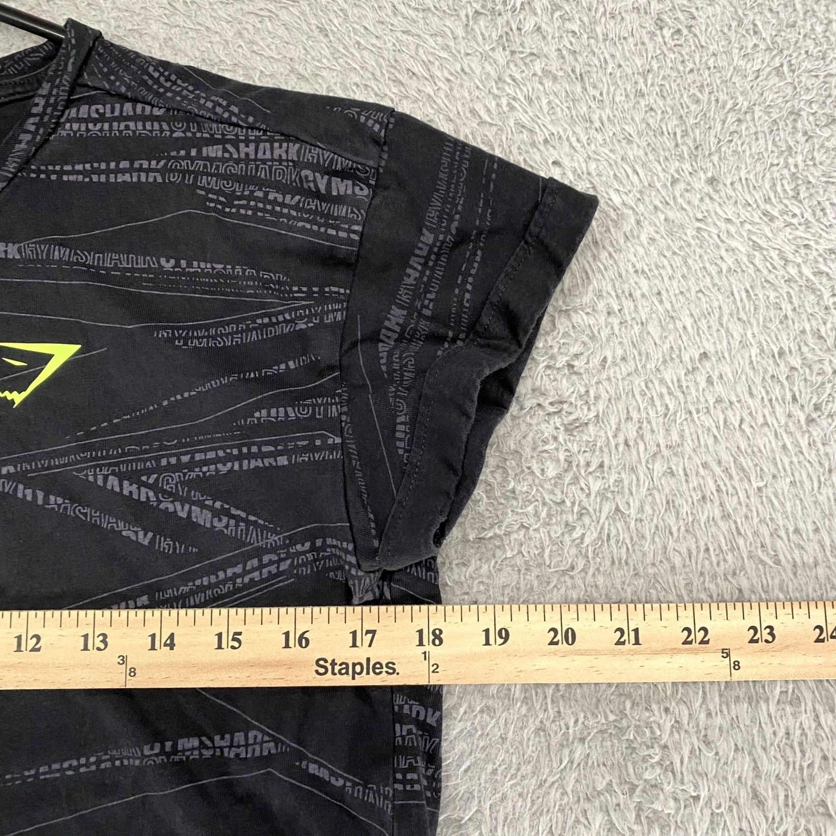 Gymshark Gymshark Cropped T-Shirt Womens M Black Logo Graphic Workout Gy m Top Size M / US 6-8 / IT 42-44 - 5 Thumbnail