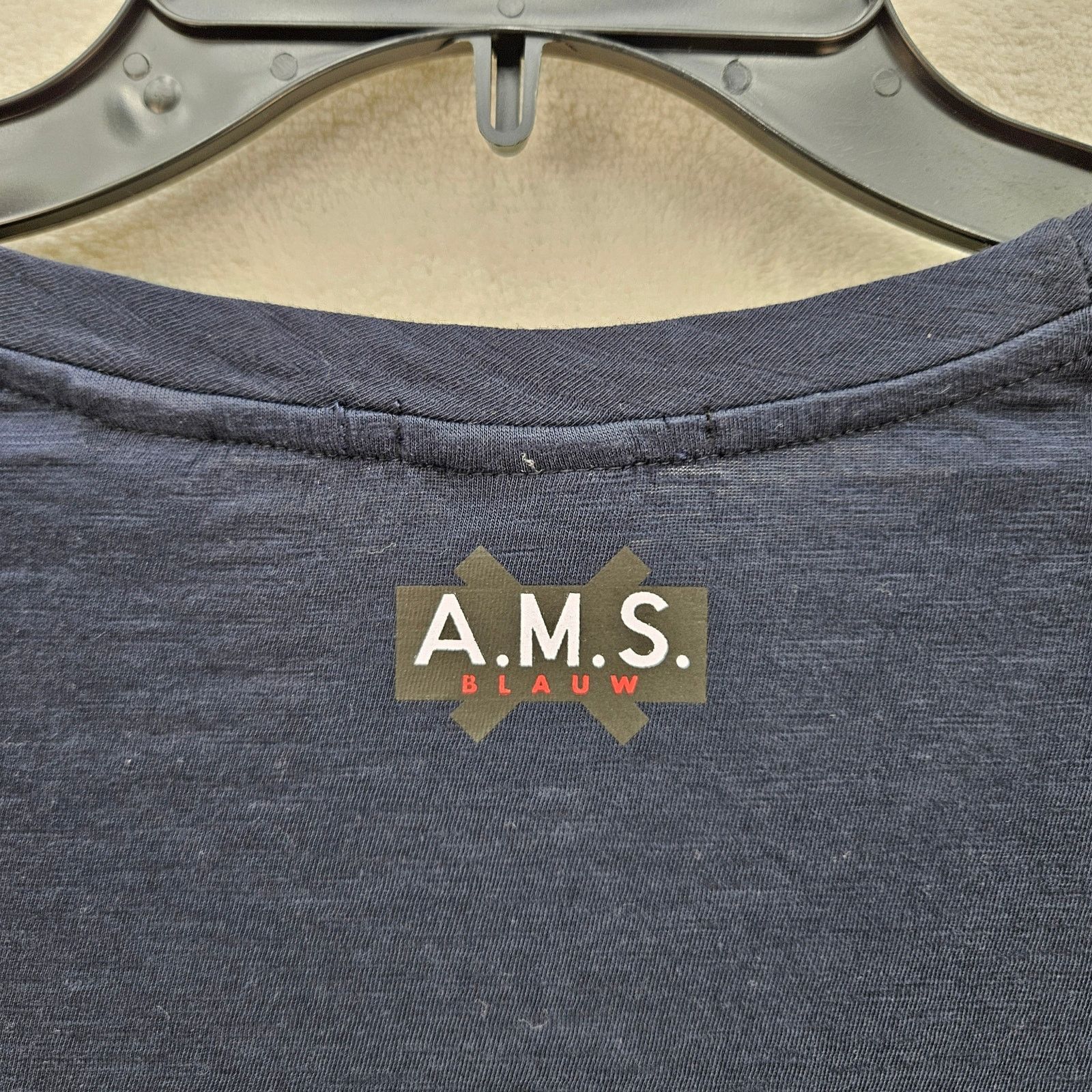 Scotch & Soda SCOTCH & SODA X BRUTUS POPEYES MEN'S LARGE NAVY BLUE TEE Size US L / EU 52-54 / 3 - 7 Thumbnail