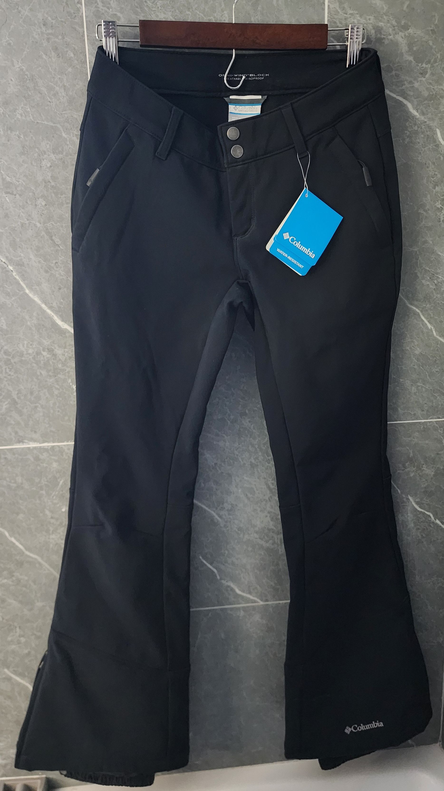 Columbia NWT Columbia Squaw Ascent Softshell Pants 6 Regular Black Size 28" / US 6 / IT 42 - 1 Thumbnail