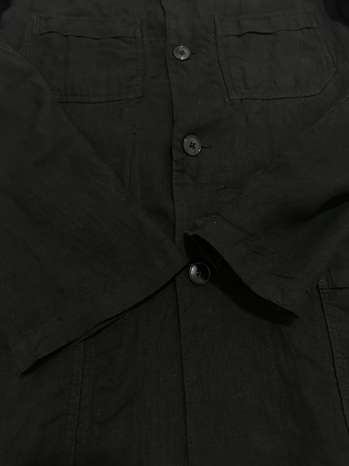 Yohji Yamamoto Yohji Yamamoto Y’s 08 SS Linen Jacket Iconic Yohji Yamamoto Size US L / EU 52-54 / 3 - 7 Thumbnail
