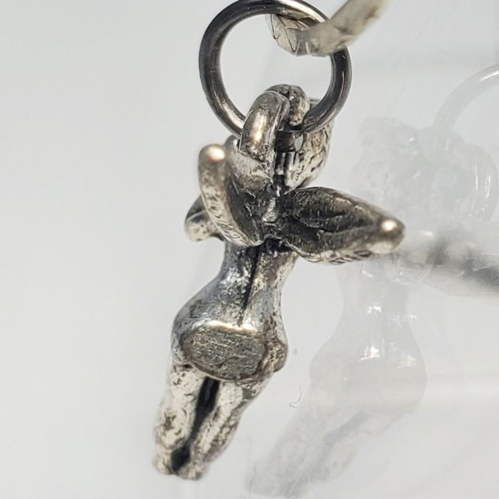 Disney Captivating Disney Tinker Bell VTG Sterling Silver Necklace Size ONE SIZE - 6 Thumbnail
