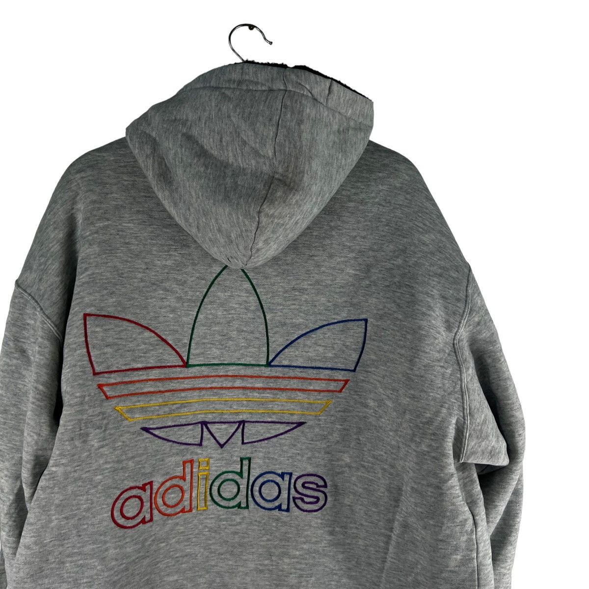 Adidas 🔥VTG ADIDAS HOODIE JACKET BIG LOGO COLOUR BLOCK STREETWEAR Size US M / EU 48-50 / 2 - 10 Thumbnail