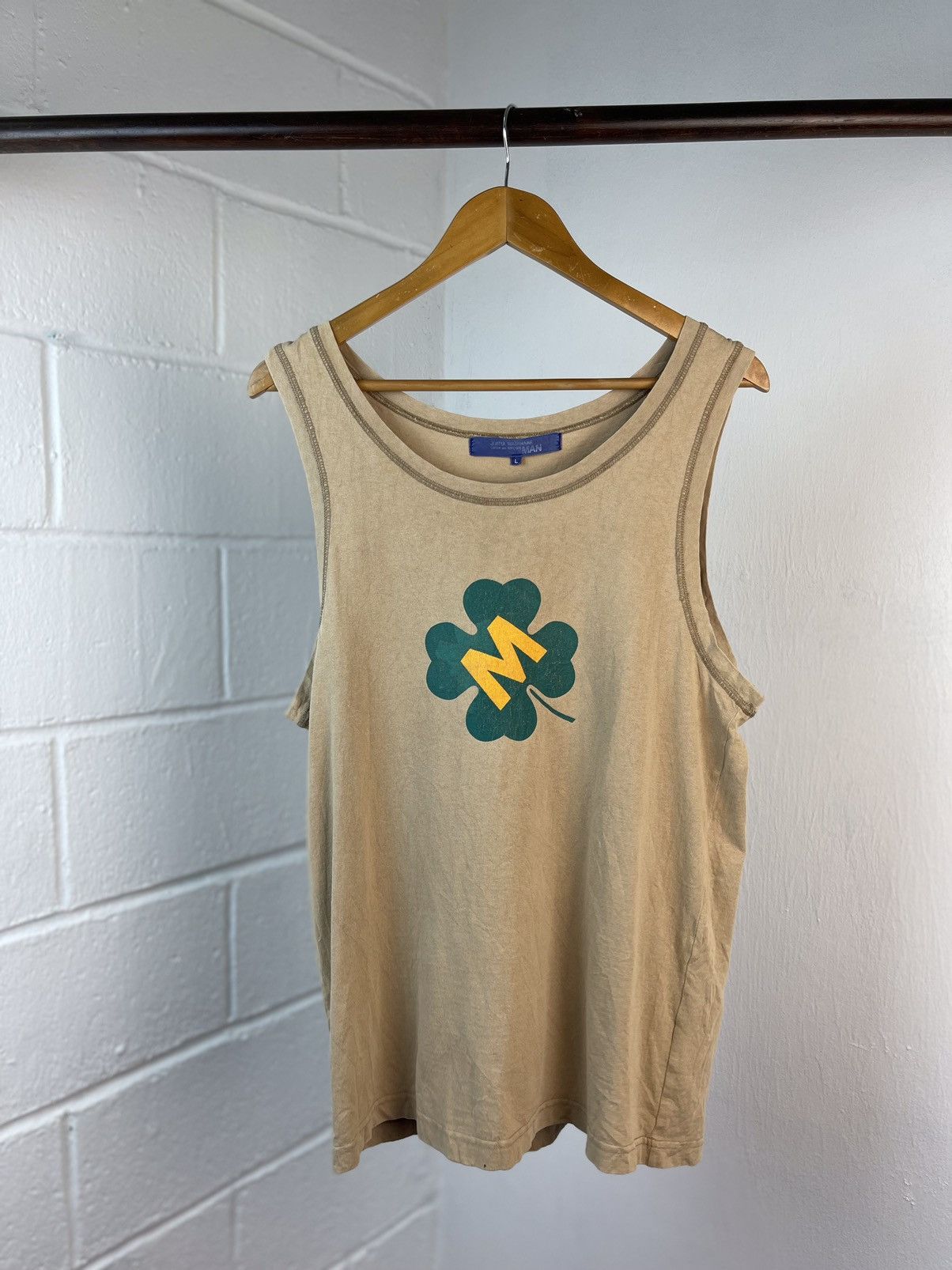Comme des Garcons Homme AD2003 Junya Watanabe Man CLOVER Tank Top Size US M / EU 48-50 / 2 - 3 Thumbnail