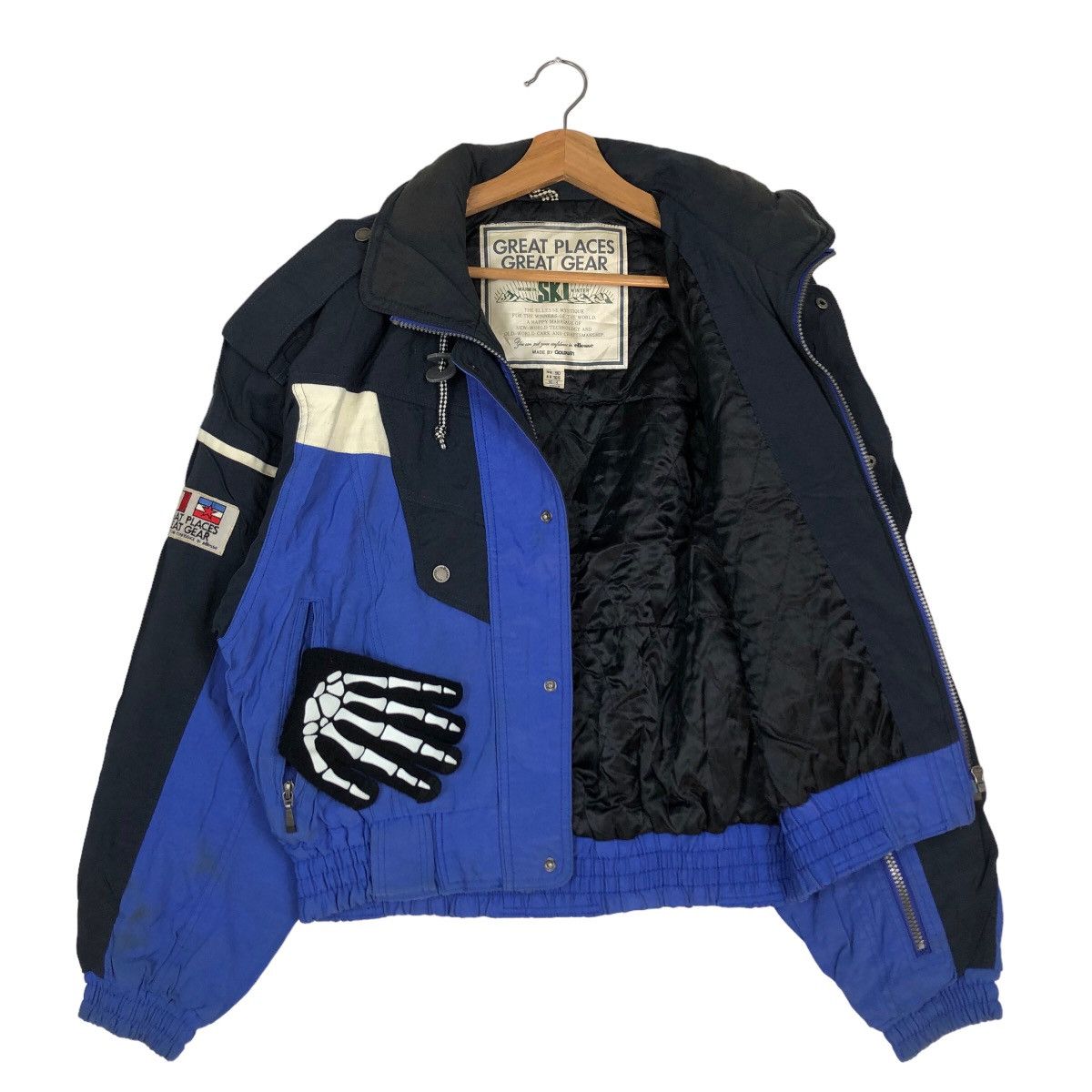 Japanese Brand 🔥VINTAGE CROPPED SKI JACKET ELLESSE GREAT PLACES GREAT GEAR Size US M / EU 48-50 / 2 - 9 Thumbnail