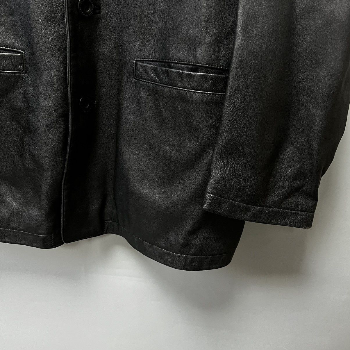 Camel × Vintage Vintage Camel Leather Jacket Coat Size US M / EU 48-50 / 2 - 6 Thumbnail