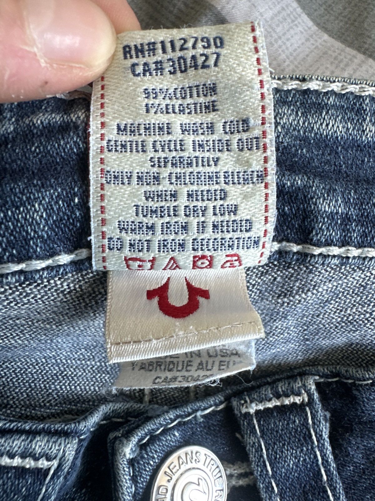 True Religion × Vintage True Religion jean Size 24" / US 00 / IT 34 - 7 Thumbnail