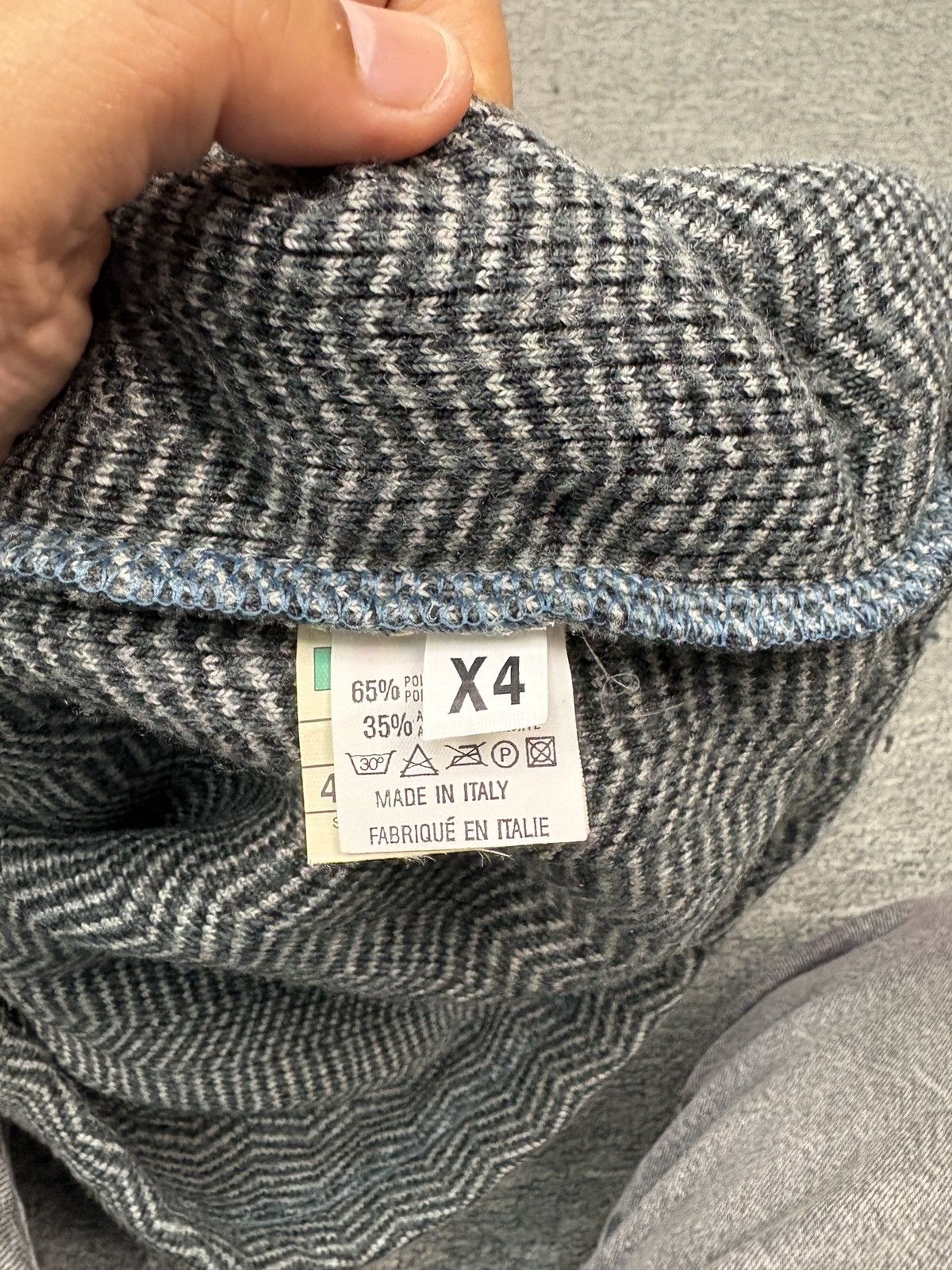 Fendi Fendi Vintage FF Big Logo Turtleneck Sweater Pullover Boxy Size US M / EU 48-50 / 2 - 5 Thumbnail