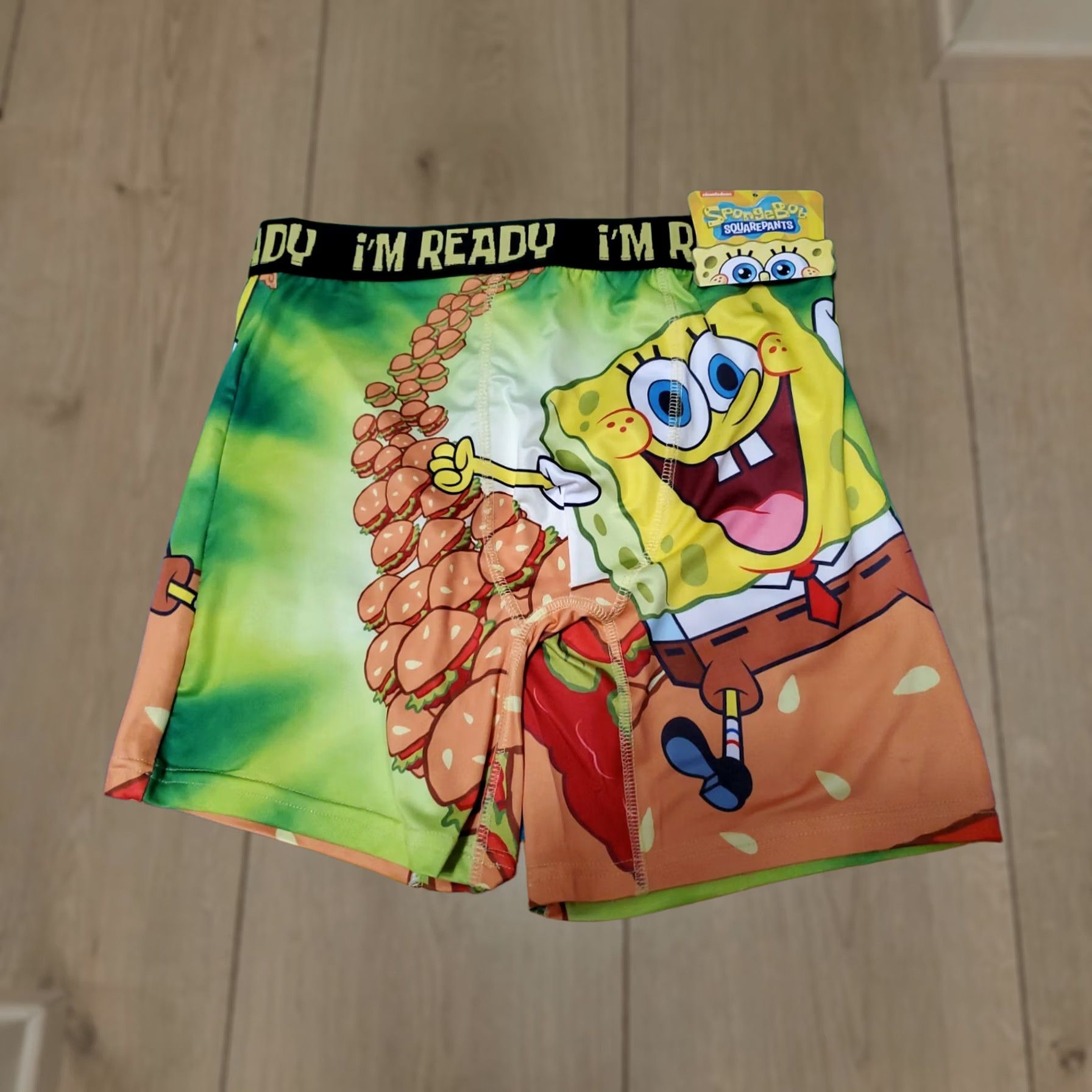 Nickelodeon Under Brands SpongeBob SquarePants & Patrick Star Boxer Briefs M Multicolor Cartoon Novelty Men Underwear Size US 31 - 1 Thumbnail