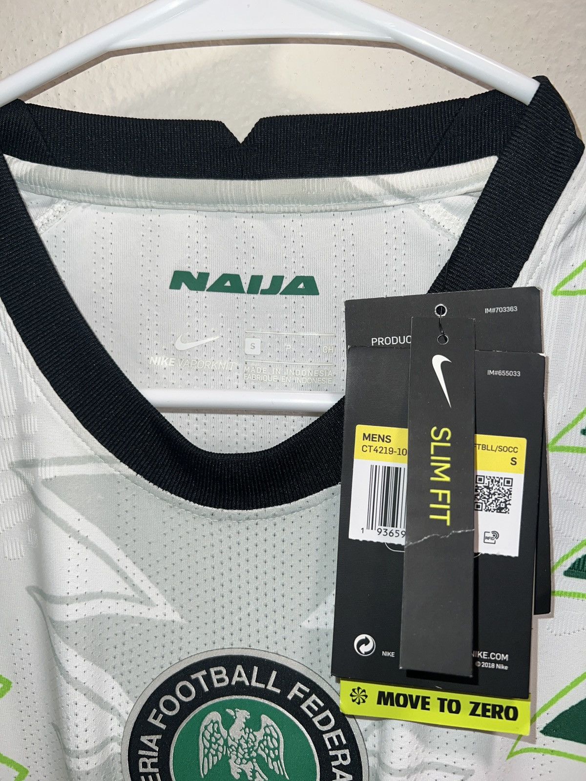 Nike Nike Nigeria “Naija” 2018 World Cup Home Jersey Size US S / EU 44-46 / 1 - 3 Thumbnail