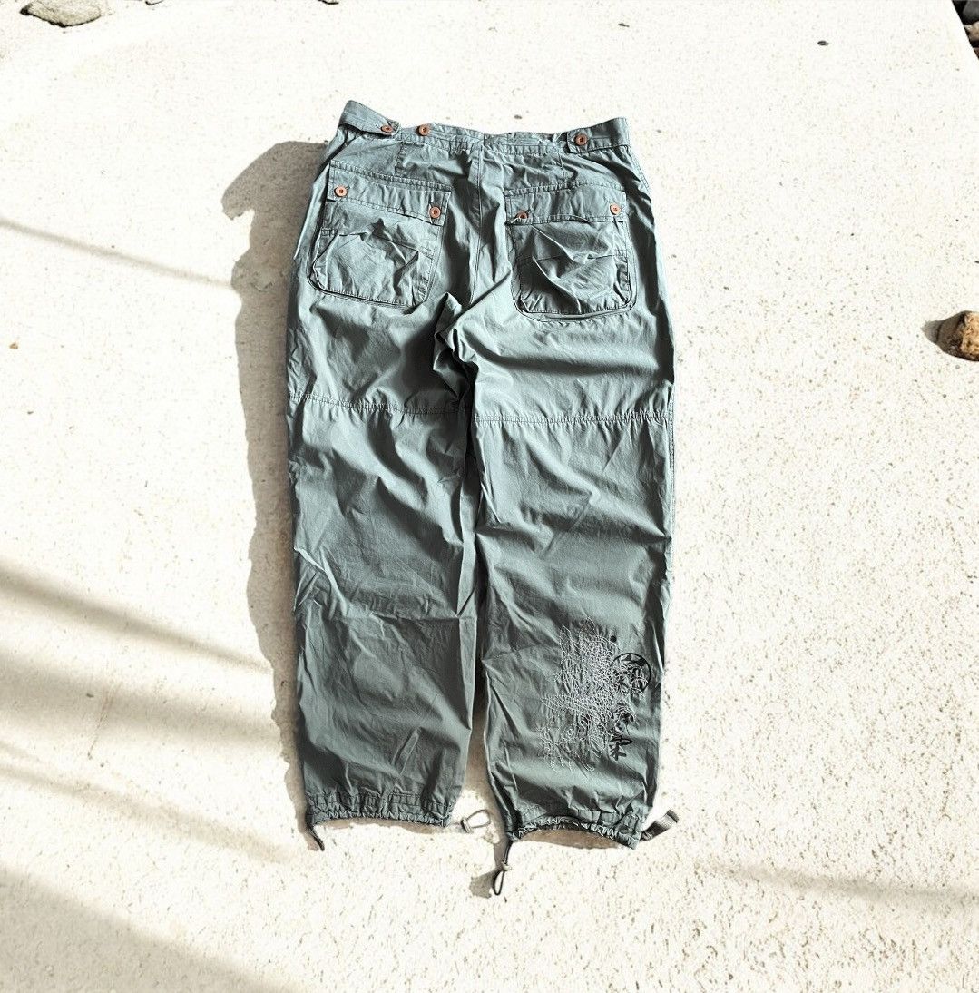 20471120 × Japanese Brand × Vintage Vintage Japanese Fish Y2K Parachute Pants Maharishi Style Size US 32 / EU 48 - 2 Thumbnail