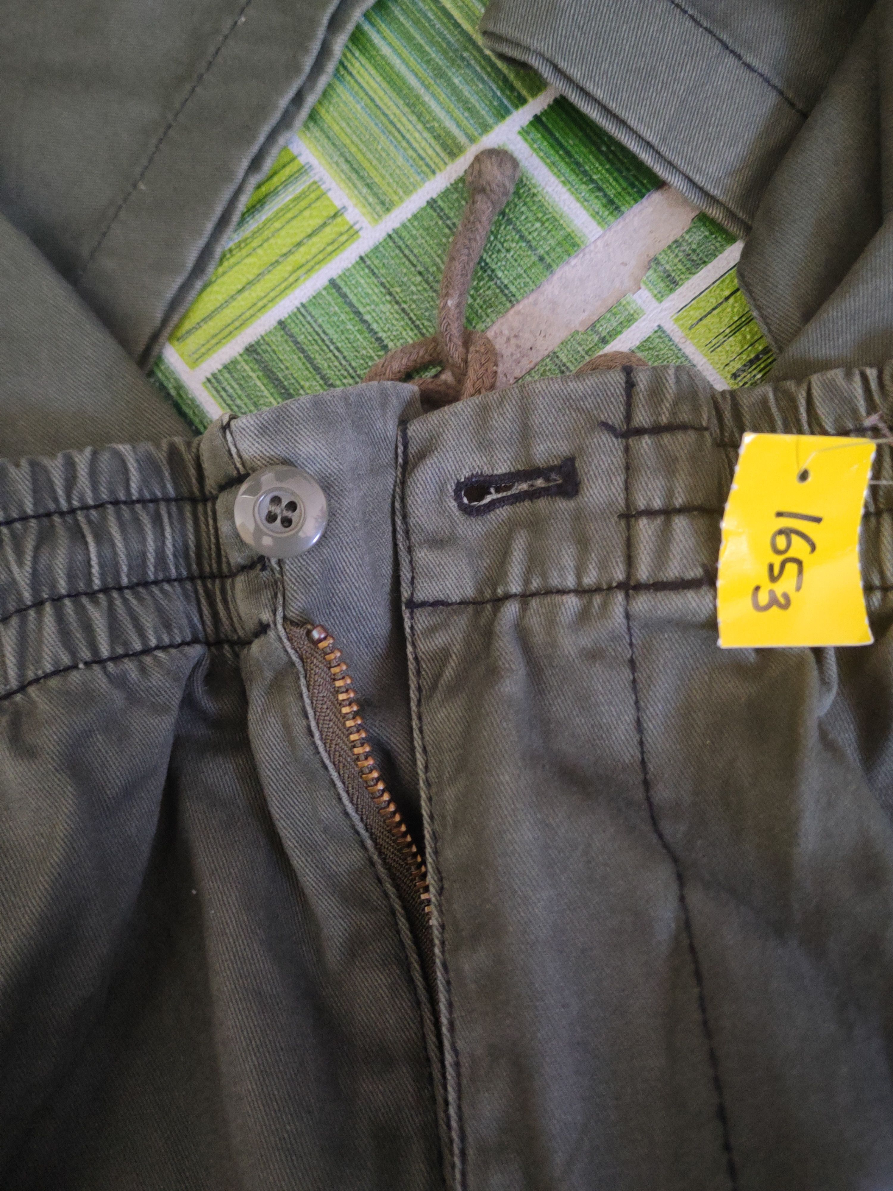 Japanese Brand DL Japanese Brand Dark Green Multipocket Cargo Pants #1653 Size US 36 / EU 52 - 13 Thumbnail