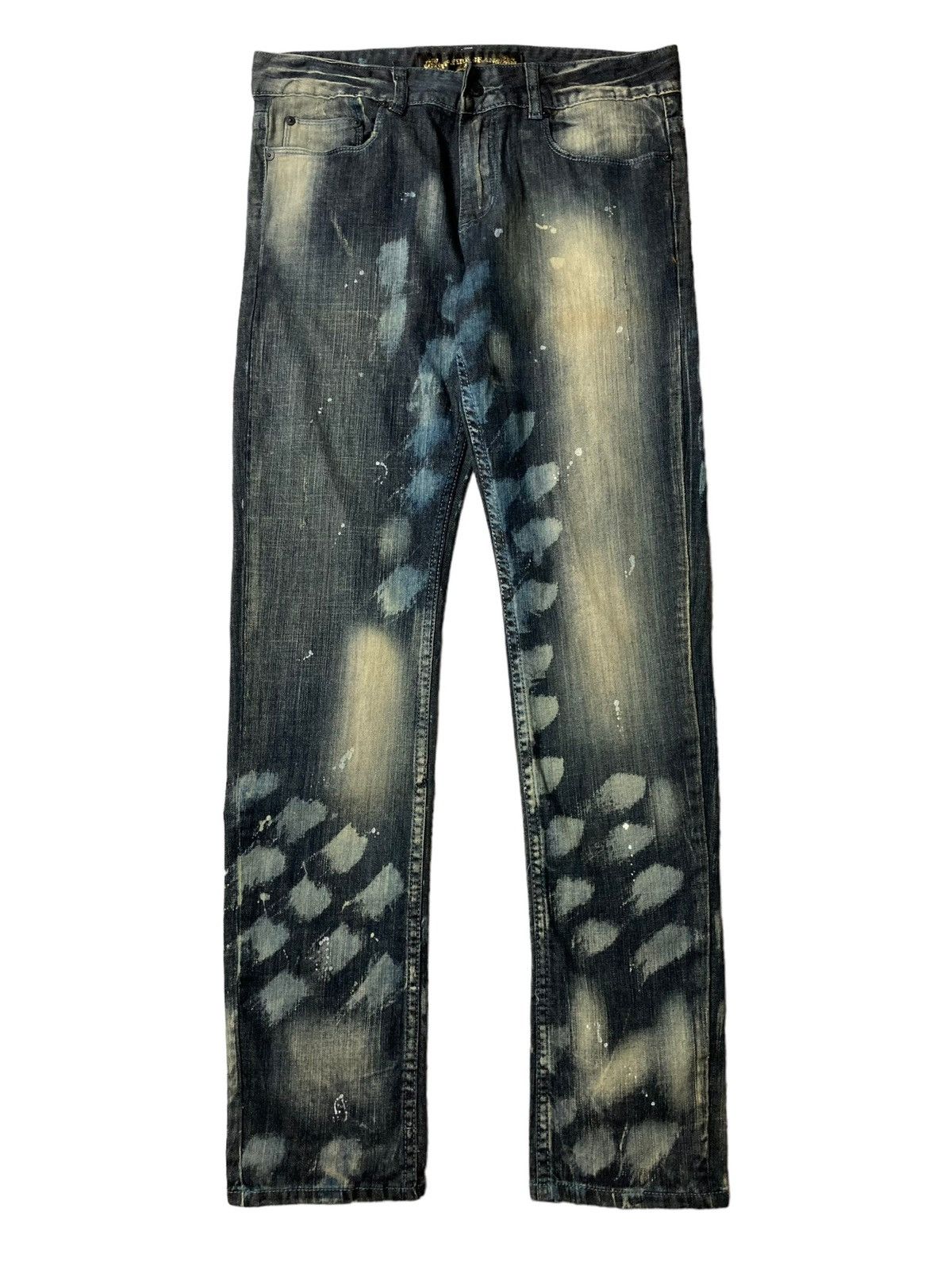 image of Archival Clothing 2000S Mankind Seven For All Washed Jeans - Made In Usa in Blue, Men's (Size 32)
