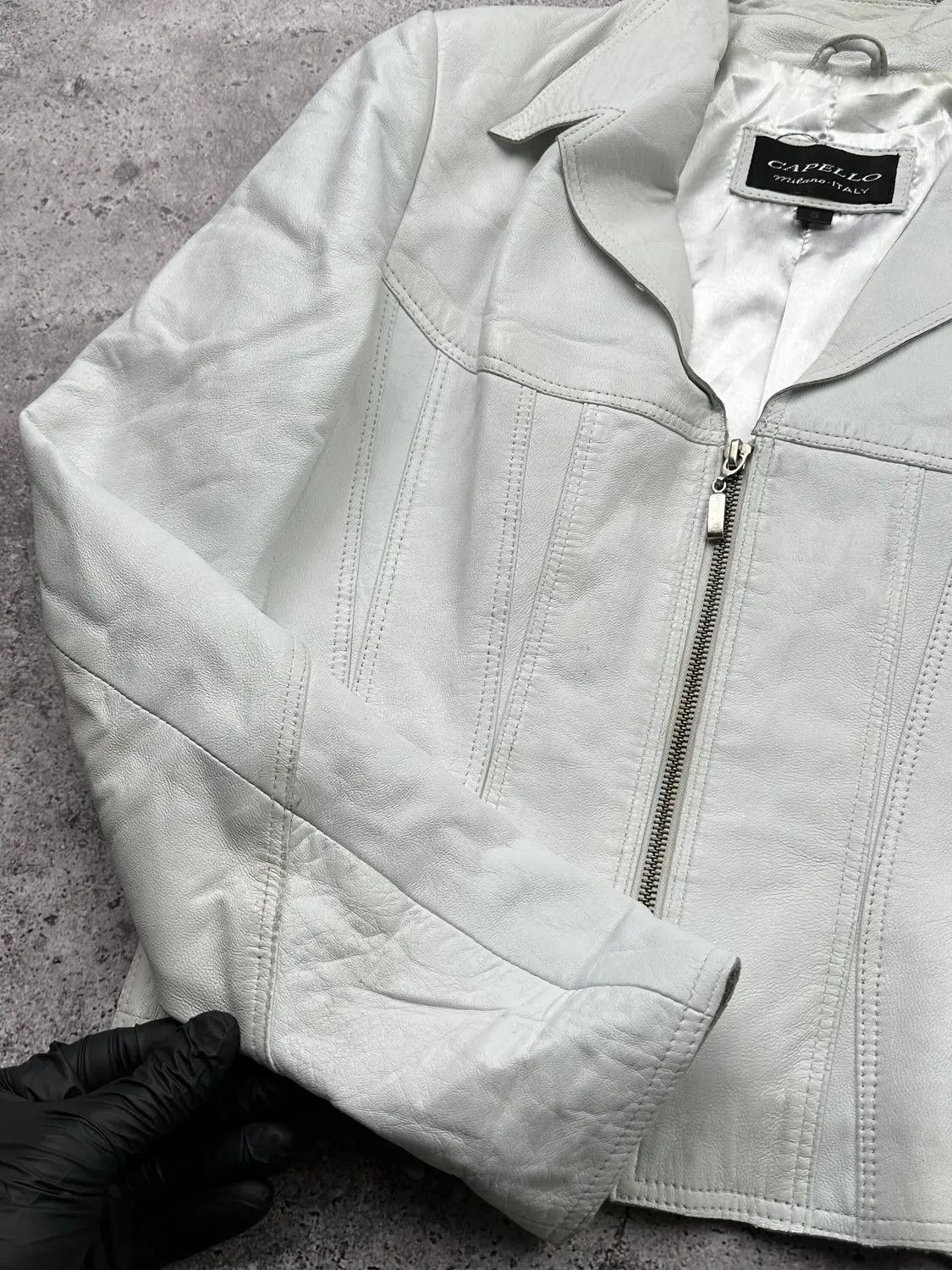 Japanese Brand Vintage Cropped Leather Jacket C219(V46)E8 Size S / US 4 / IT 40 - 6 Thumbnail