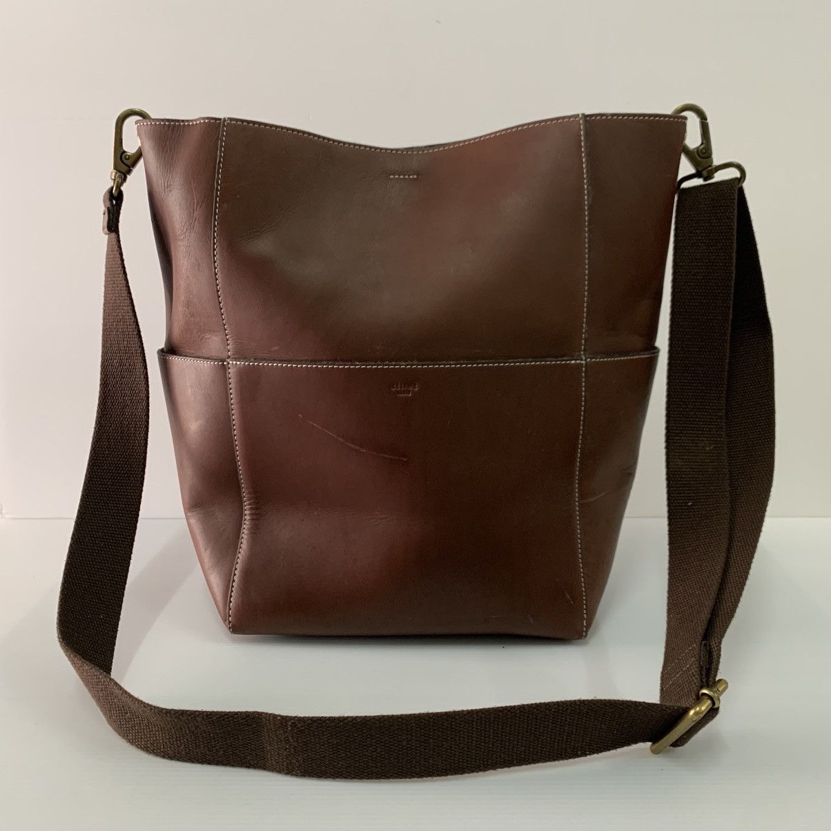 Celine Celine Leather Large Bucket Bag Size ONE SIZE - 1 Thumbnail