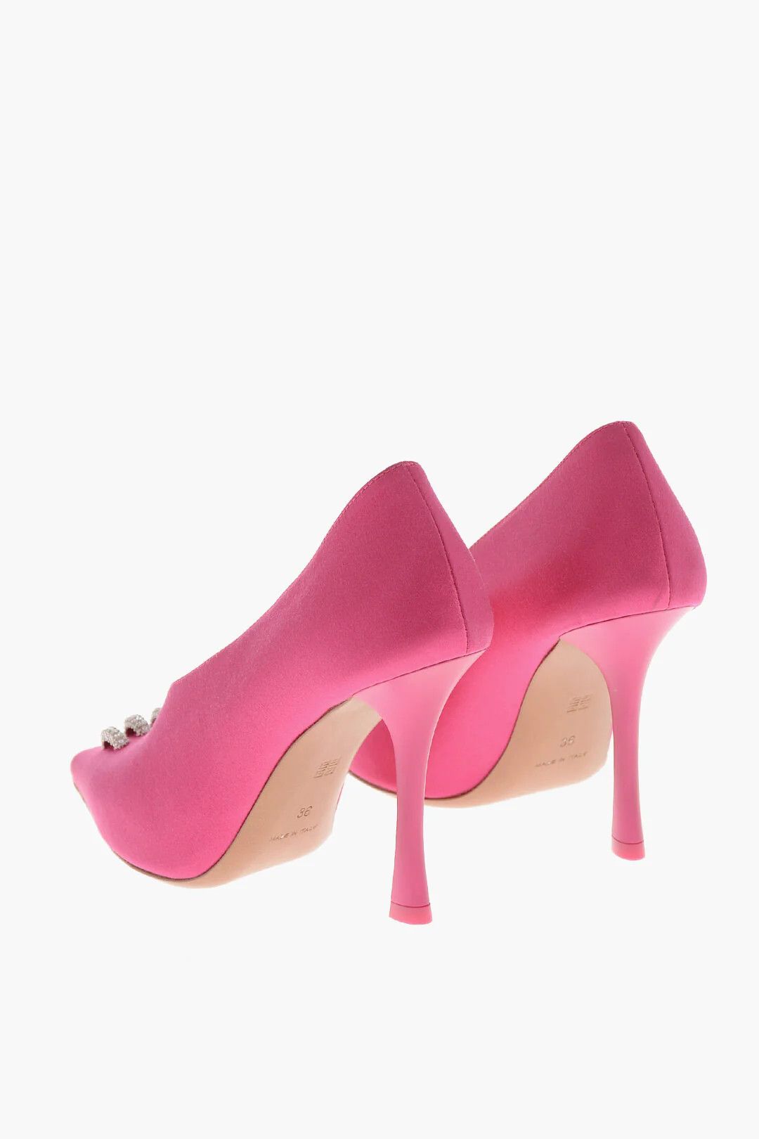 Givenchy og1mm0326 Heel Satin Pumps in Pink Size US 7 / IT 37 - 3 Thumbnail