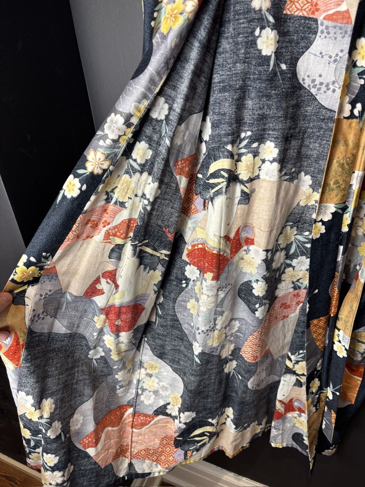 Vintage Made in Japan Vintage Bobe Cotton Bath Sleep Lounge Kimono Size L / US 10 / IT 46 - 11 Thumbnail