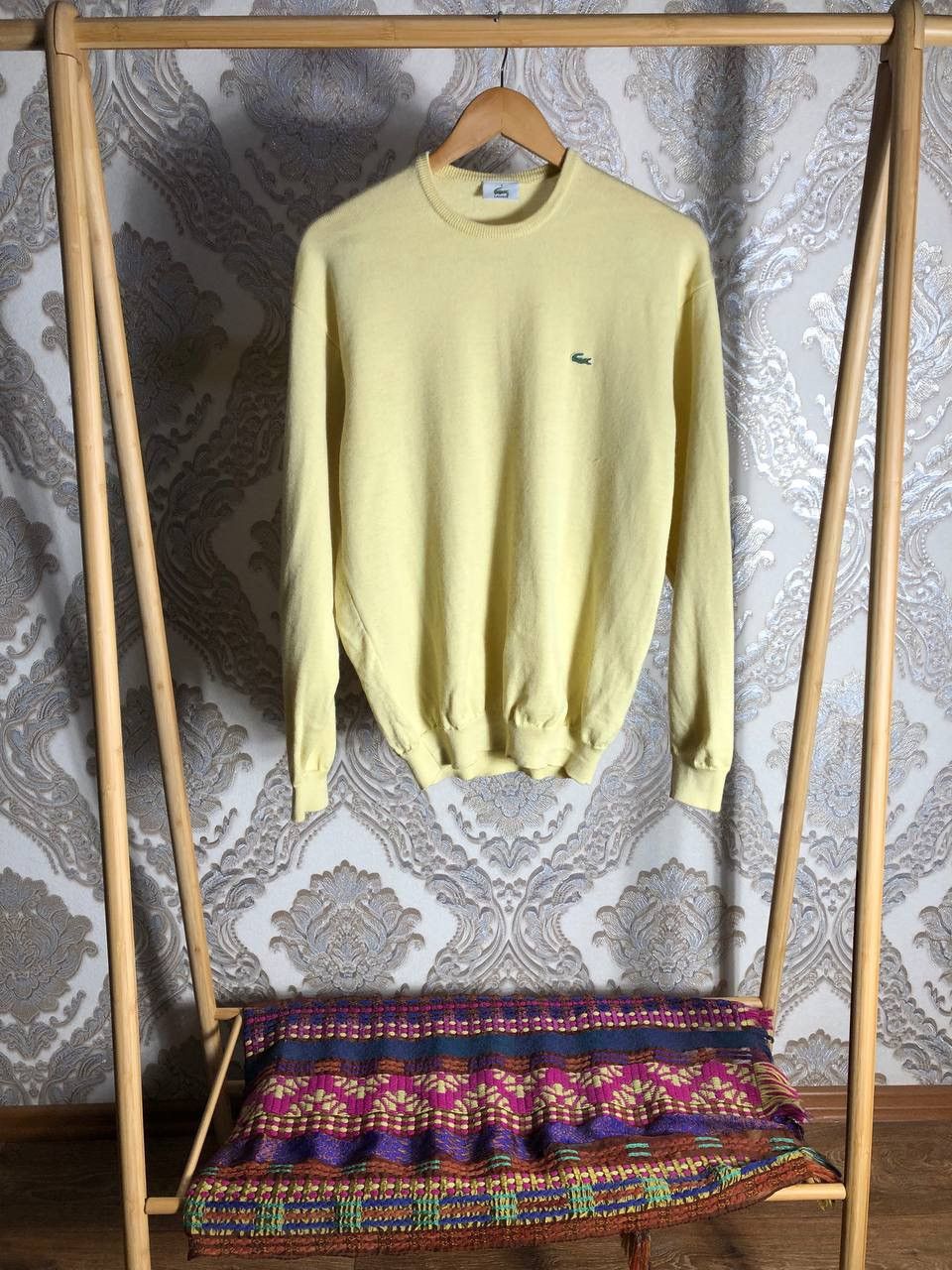 Lacoste × Vintage VERY RARE LACOSTE CHEMISE SWEATER KNIT WOOL DELUX Y2K 90s Size US M / EU 48-50 / 2 - 1 Thumbnail