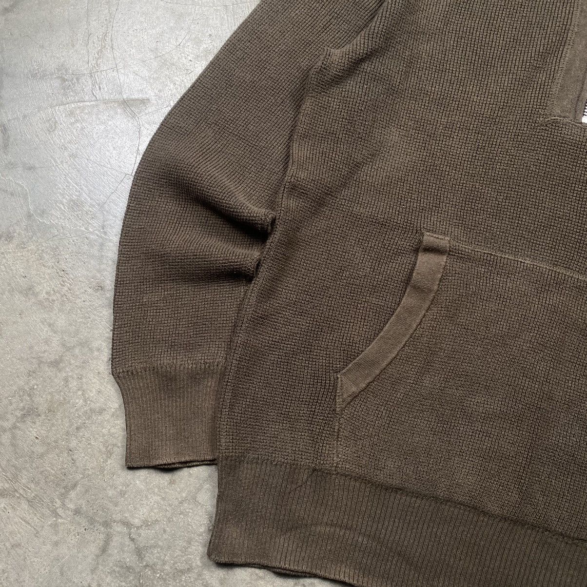 If Six Was Nine × Japanese Brand × Le Grande Bleu (L.G.B.) Rare Army Bondage Knit Sweaters Fullface Zip Up Size US M / EU 48-50 / 2 - 3 Thumbnail