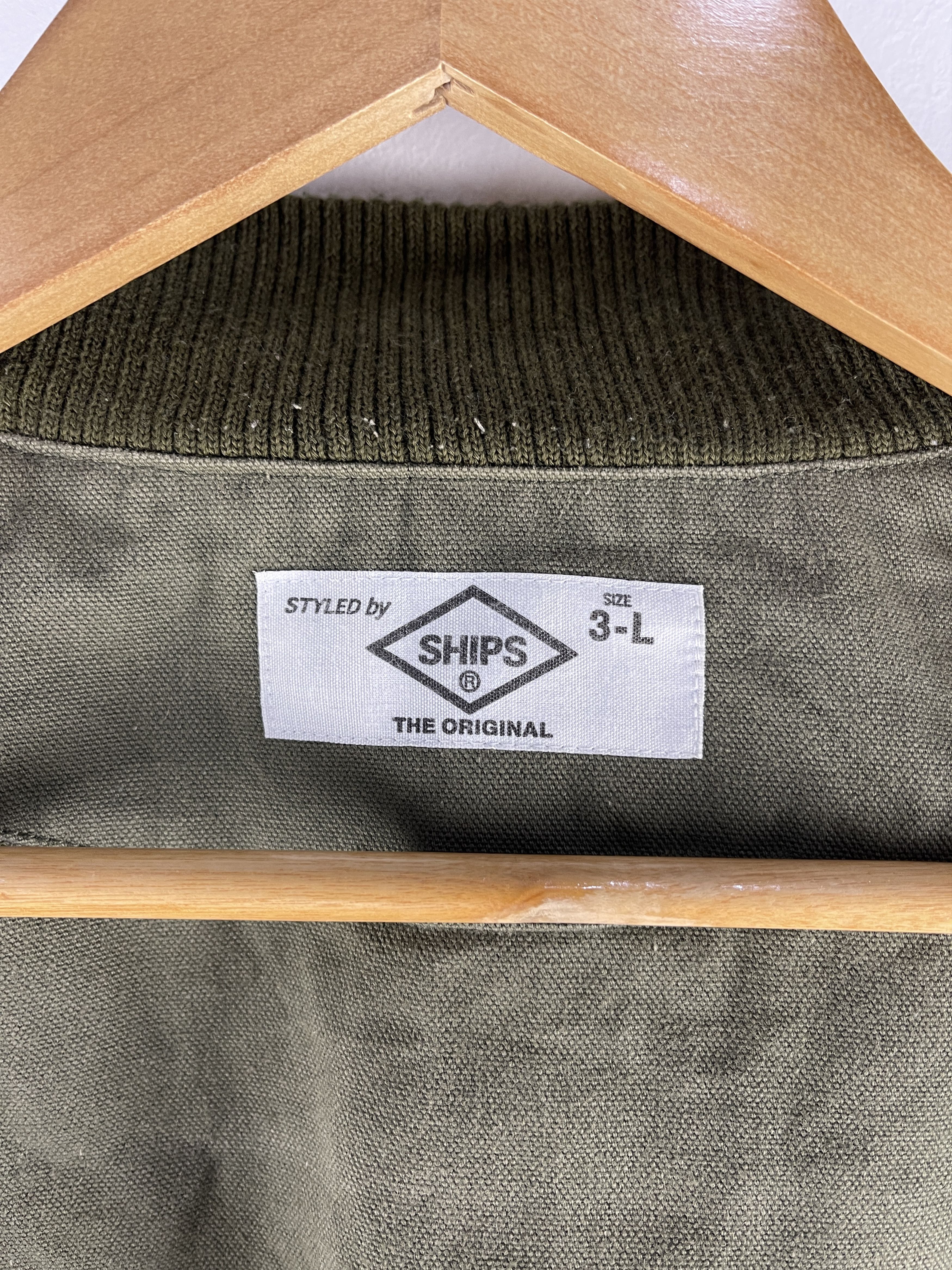 SHIPS Ships Japan Olive Green Chore Coat Jacket Size US L / EU 52-54 / 3 - 11 Thumbnail