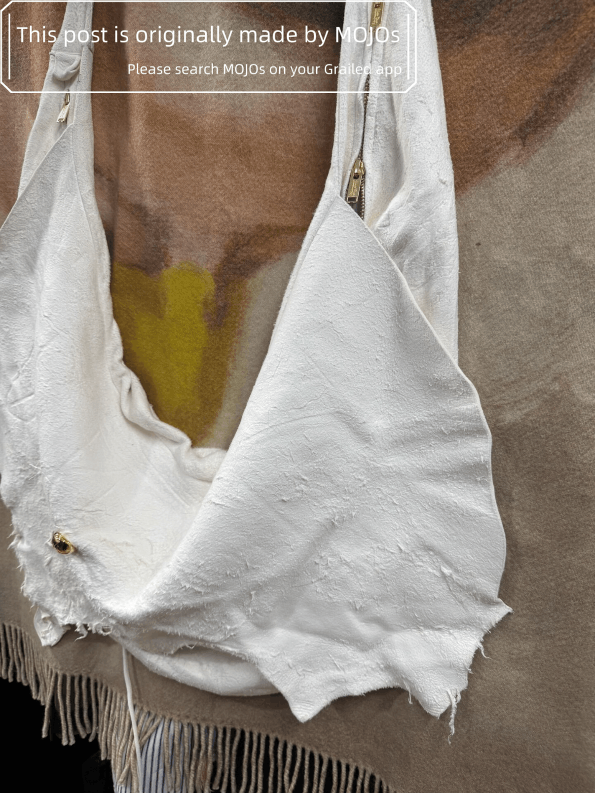 Undercover Eye Ball Button Leather Bundle Bag mojos426