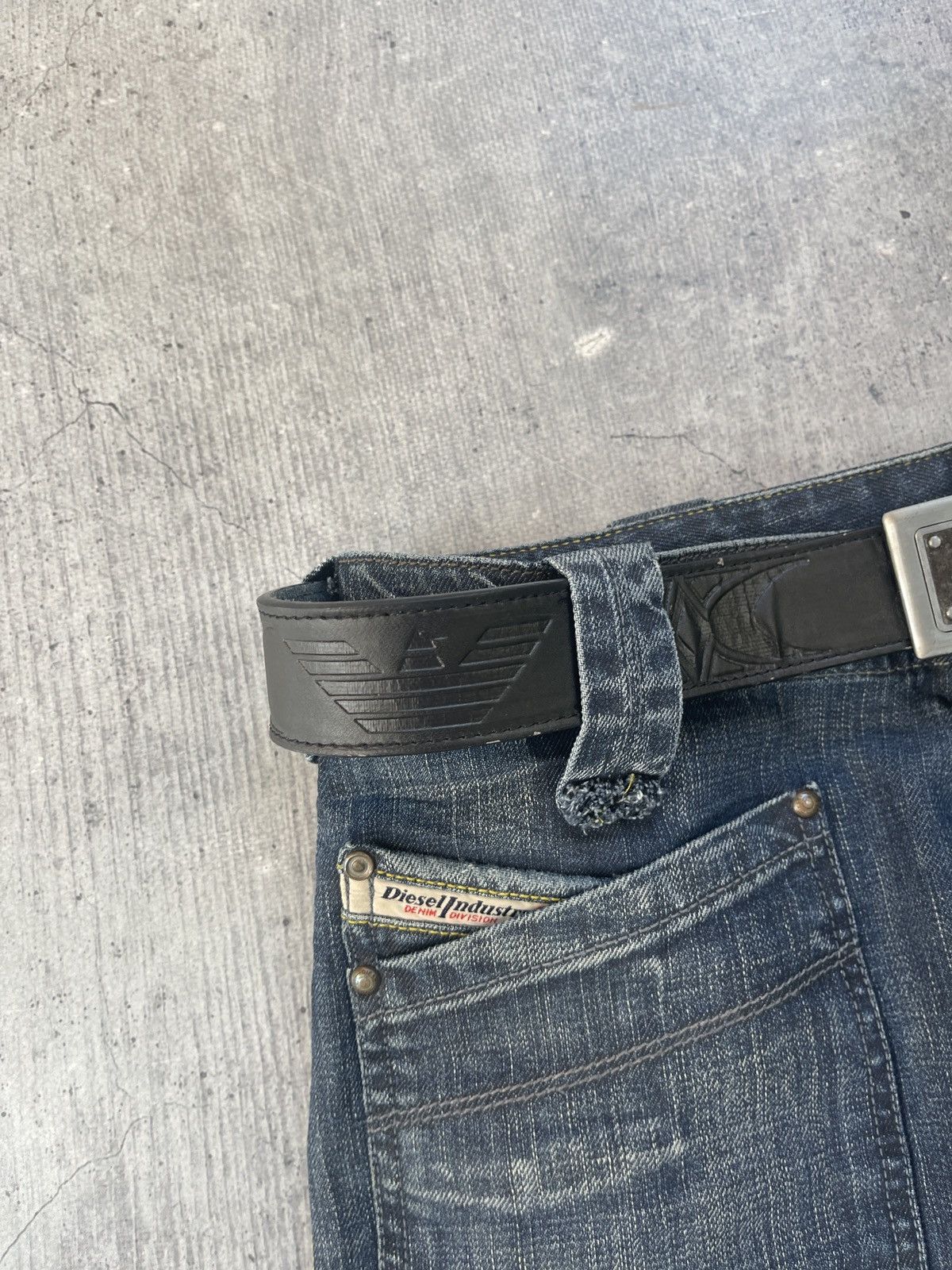Armani Vintage Armani Leather Belts Streetwear Casual Logo Rare VTg Size ONE SIZE - 3 Thumbnail