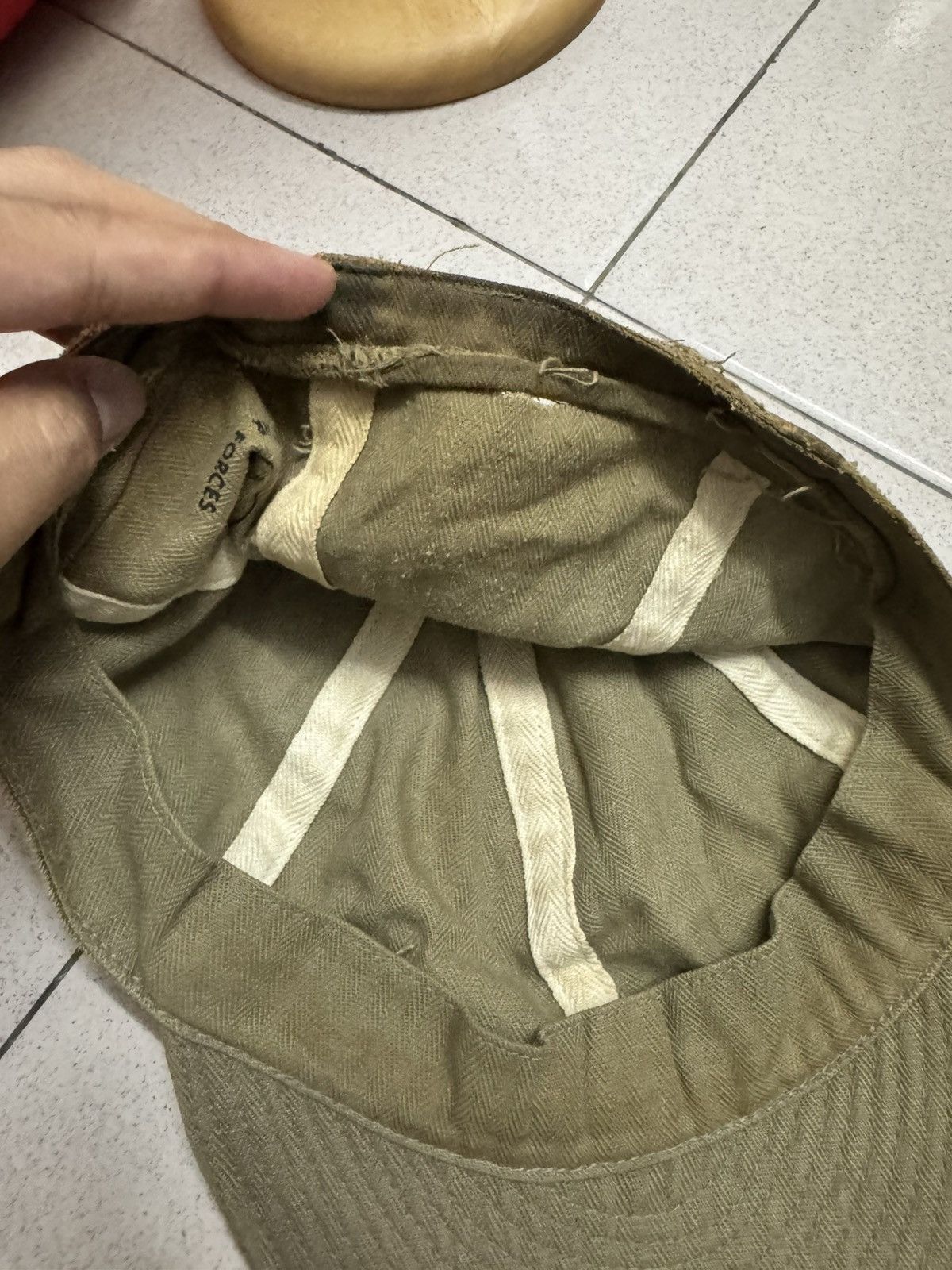 Vintage TRUE VINTAGE US AIR FORCE CUSHMAN DENIM HERRINGBONE WORK CAP Size ONE SIZE - 7 Thumbnail