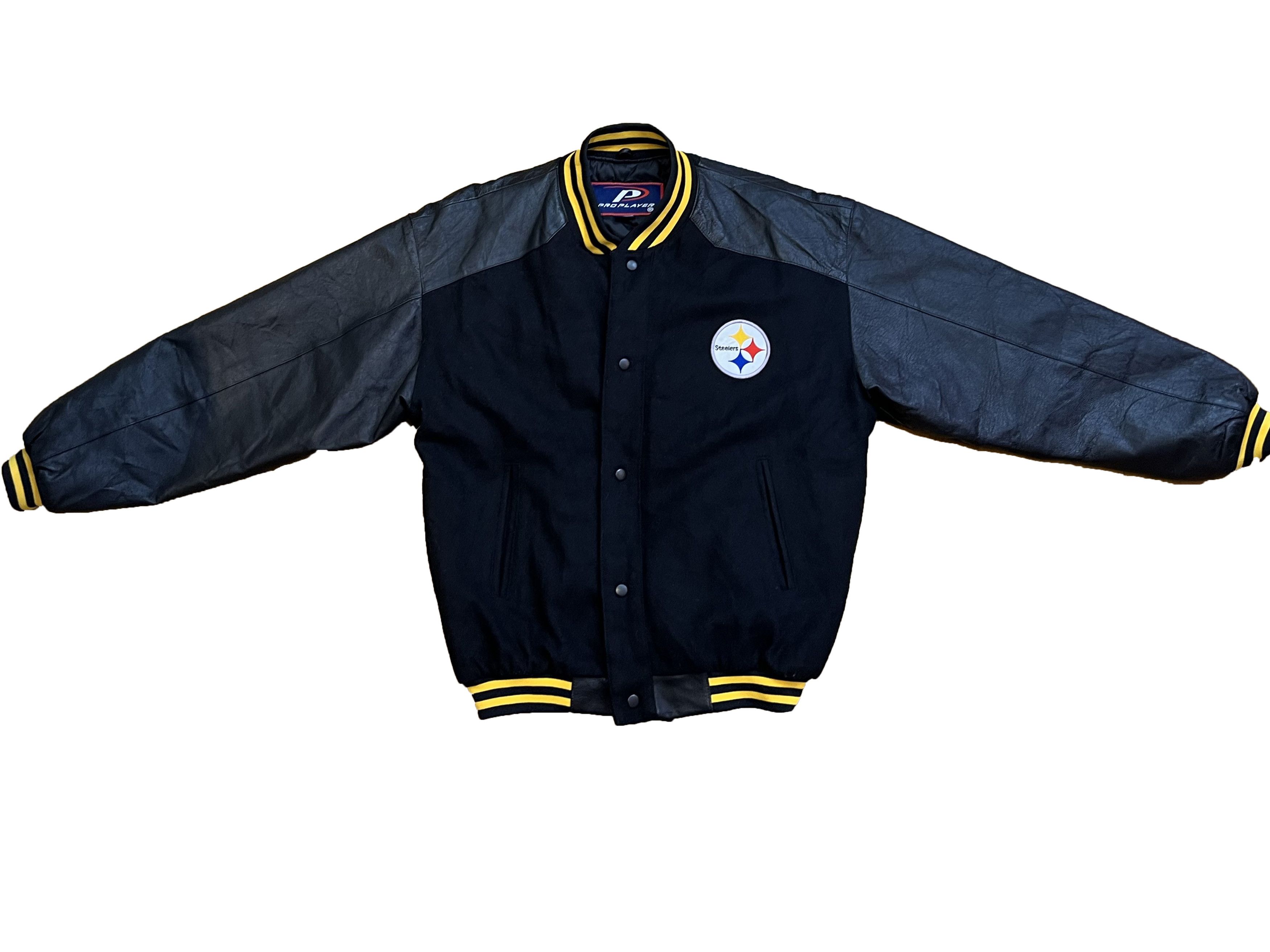 Pro Player GRAIL Vintage 90s Pittsburgh Steelers Pro Player Varsity M Size US M / EU 48-50 / 2 - 6 Thumbnail