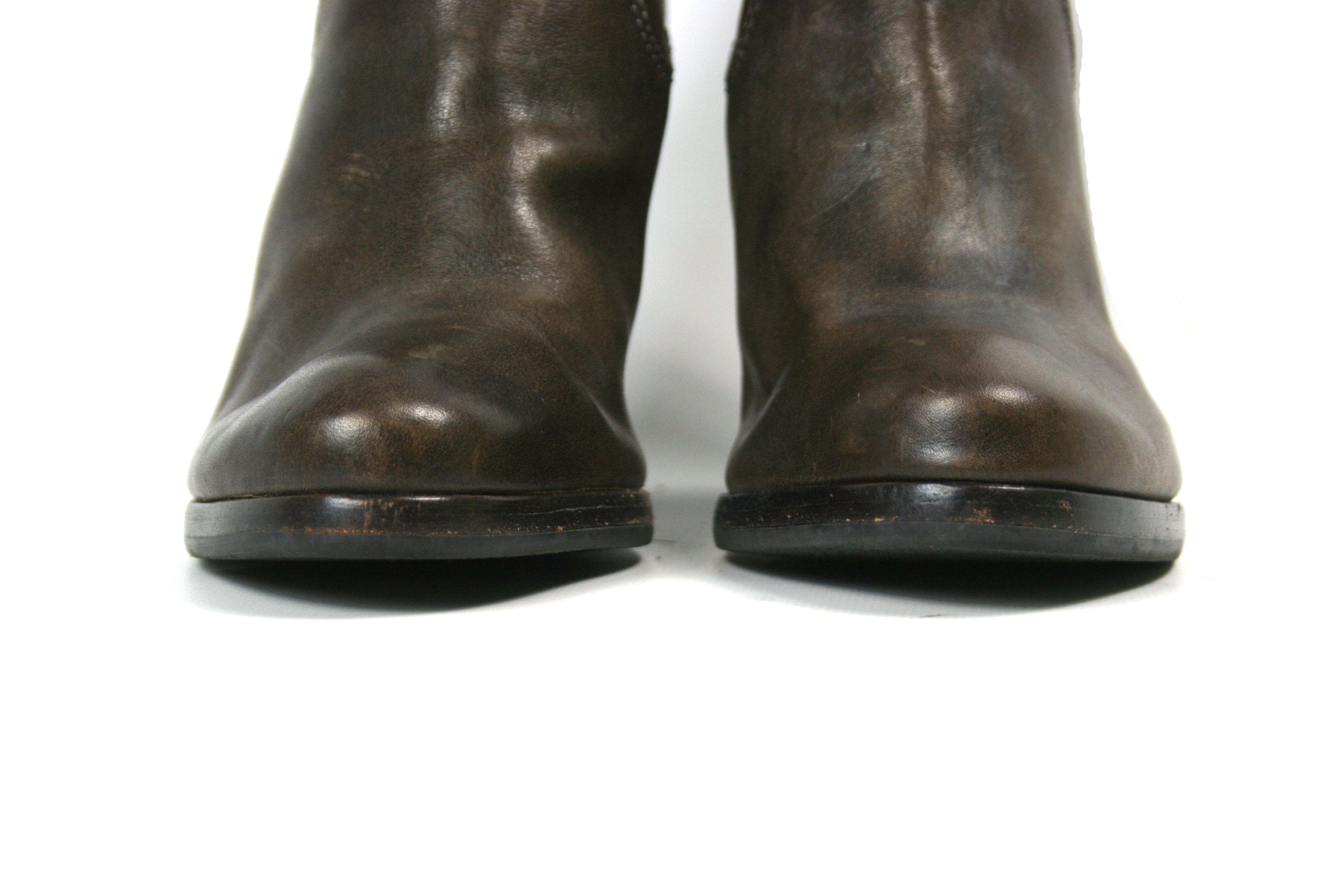 Frye Patty Artisan Zip Leather Boots Size US 7.5 / IT 37.5 - 4 Thumbnail