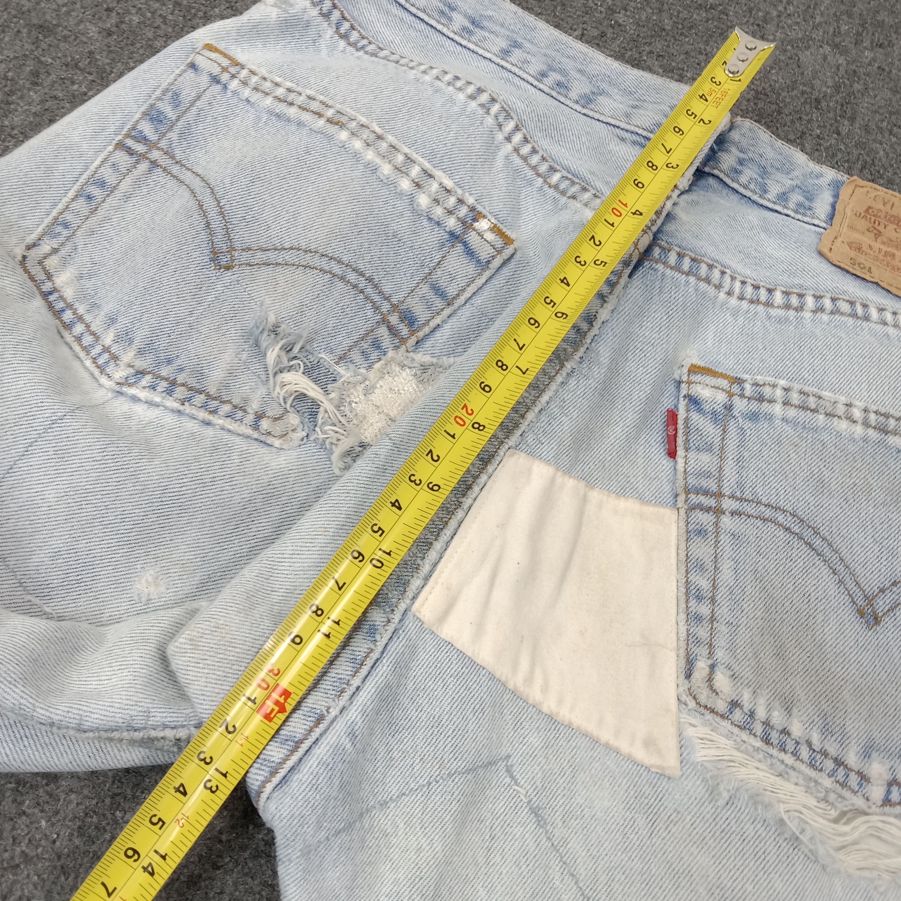 Levi's Levi Strauss & CO Distressed Style Patchwork Jeans C252N18 Size US 28 / EU 44 - 12 Thumbnail
