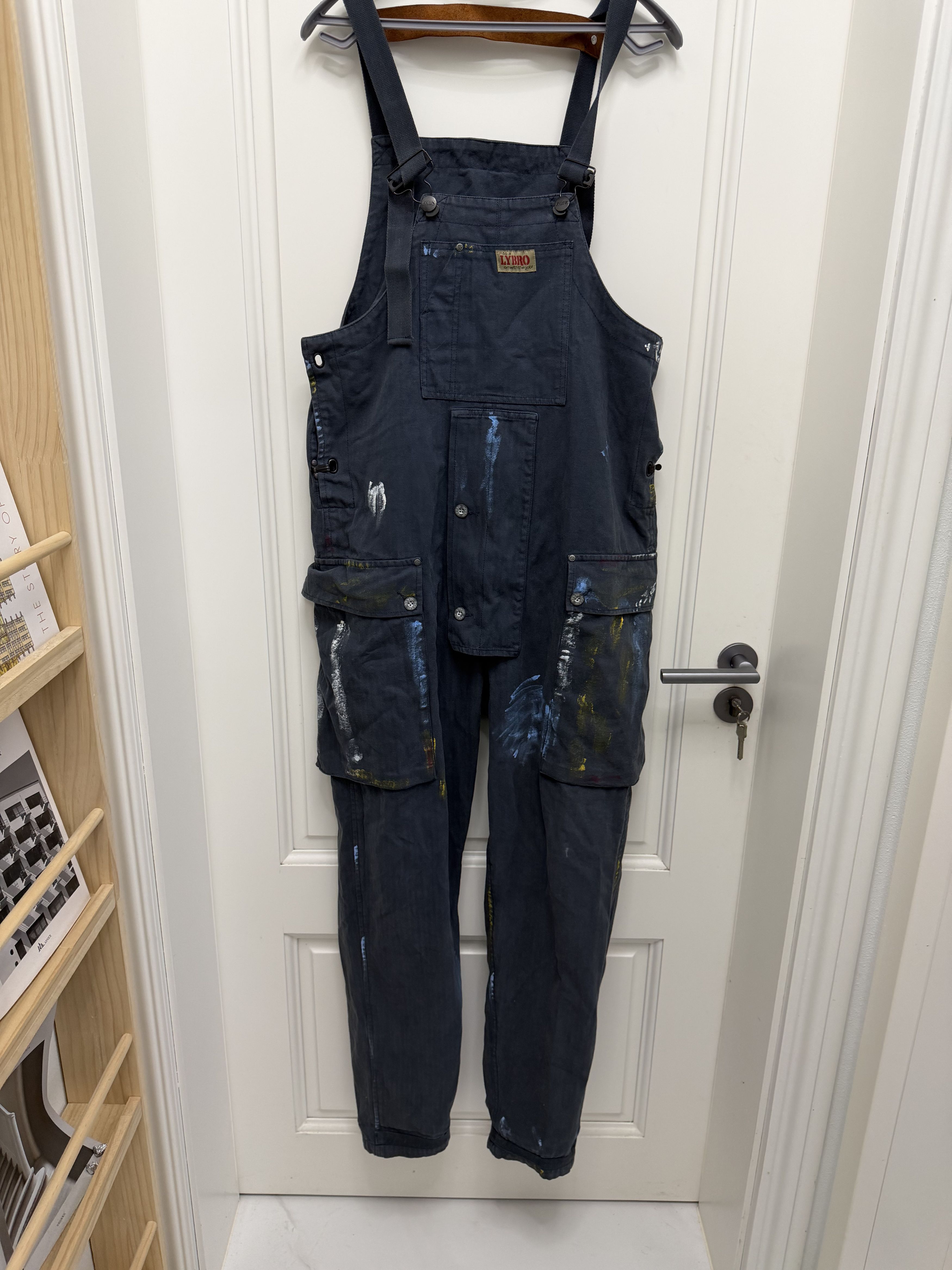 Nigel Cabourn Nigel Cabourn Painter Dungarees paint splatter (not visvim) Size US 32 / EU 48 - 1 Thumbnail
