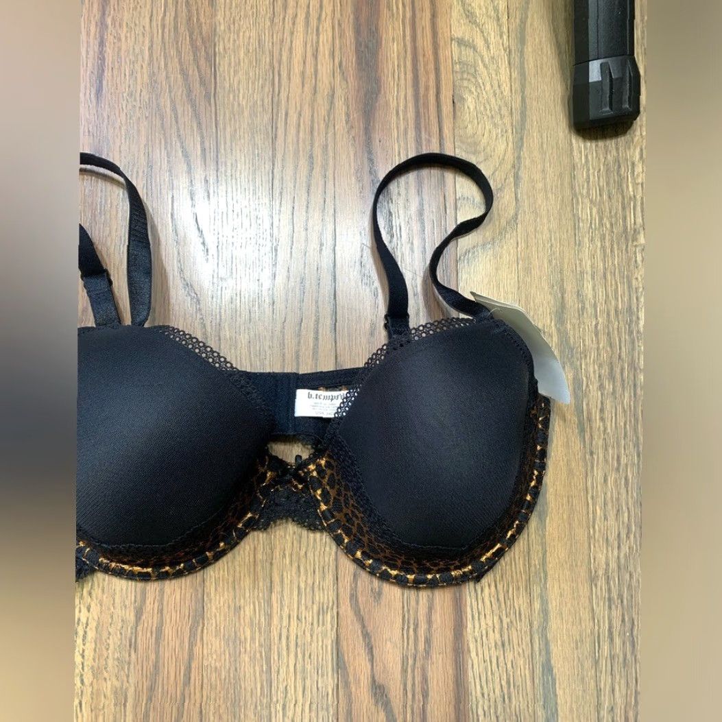 Vintage NWT b. tempt’d Bra T-Shirt Black 34D Women Size ONE SIZE - 3 Thumbnail