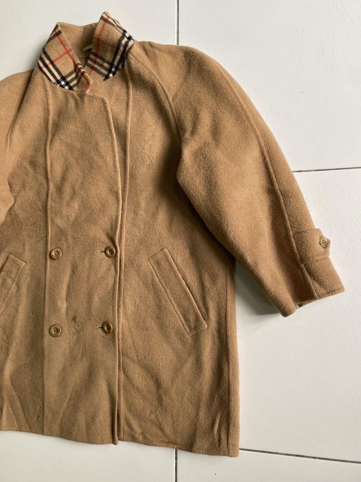 Burberry Burberry Nova check Wool Brown Coats Size US M / EU 48-50 / 2 - 4 Thumbnail