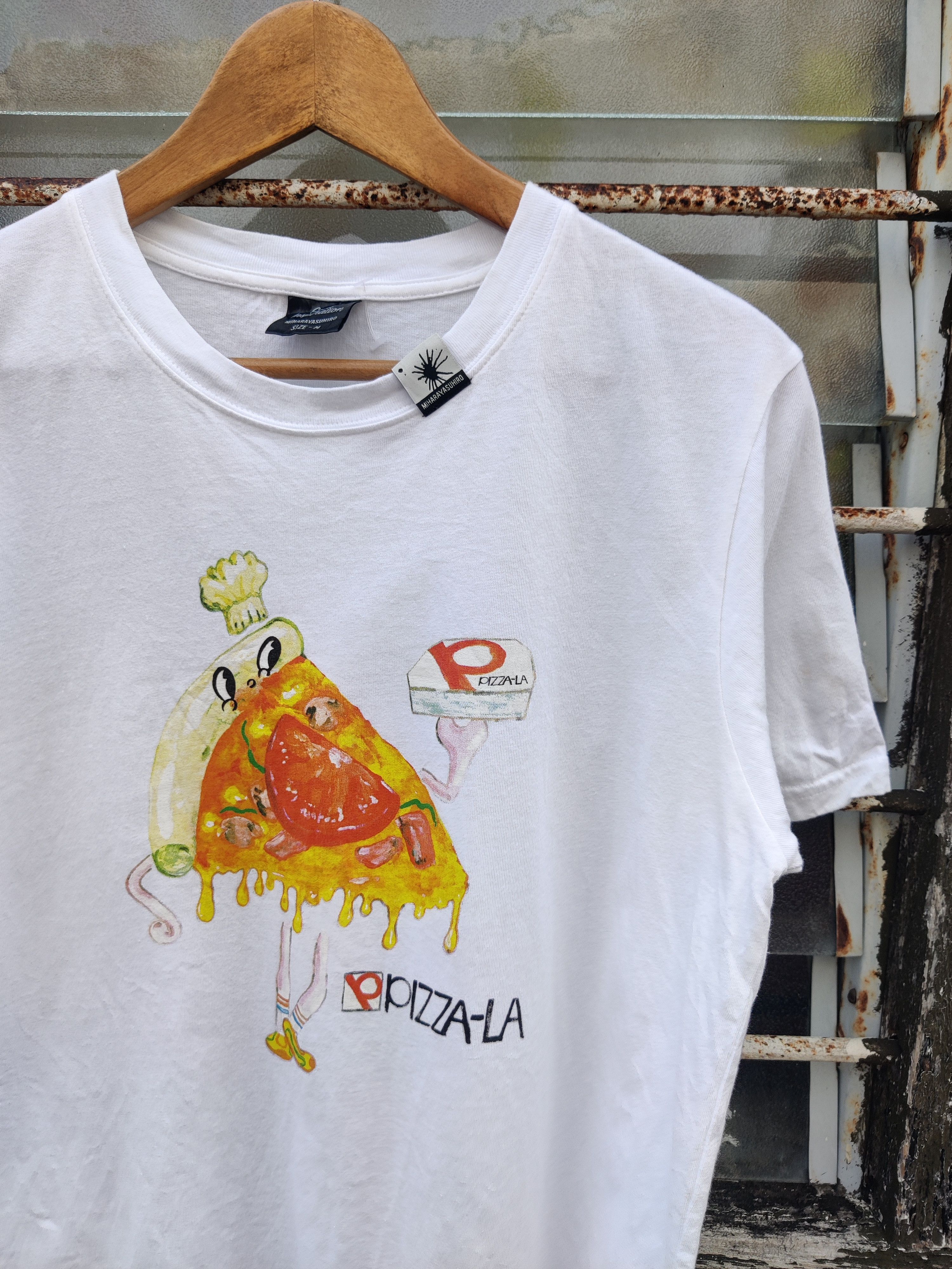 Maison MIHARA YASUHIRO Vintage Miharayasuhiro Pizza La Designer Shirt Size US M / EU 48-50 / 2 - 3 Thumbnail