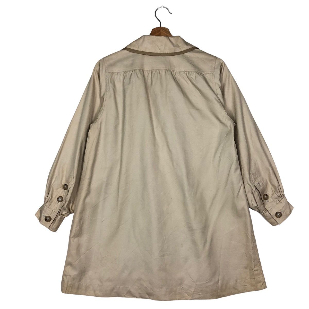 🔥Rich Brown - Long Fly Coats Jacket Herringbone Botton