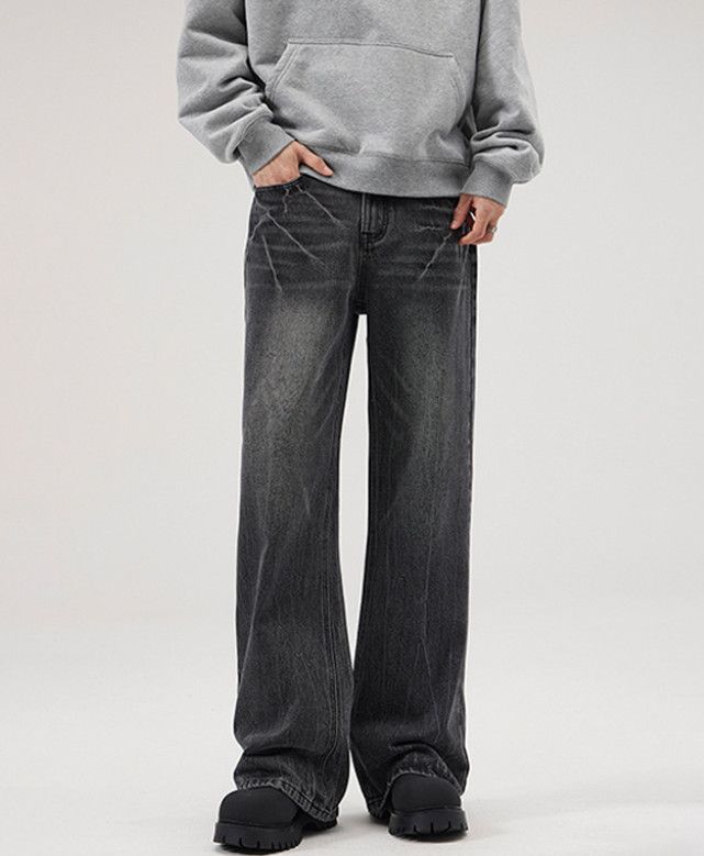 Japanese Brand American Vibe Lightning Cleanfit Wide-Leg Flare Jeans Size US 32 / EU 48 - 1 Thumbnail