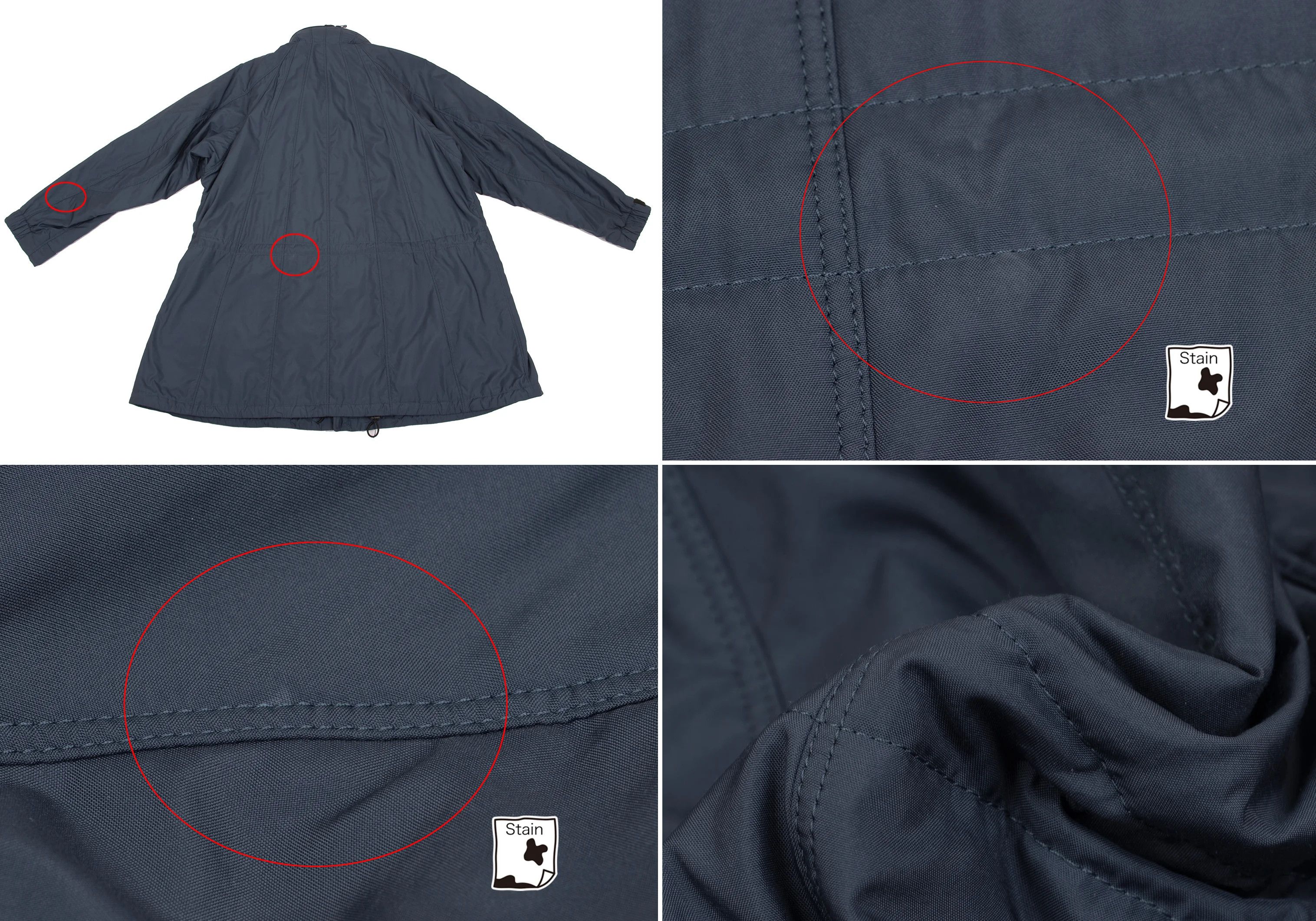 Issey Miyake Insulated Half Coat in Blue with Minor Flaws Size US M / EU 48-50 / 2 - 16 Thumbnail