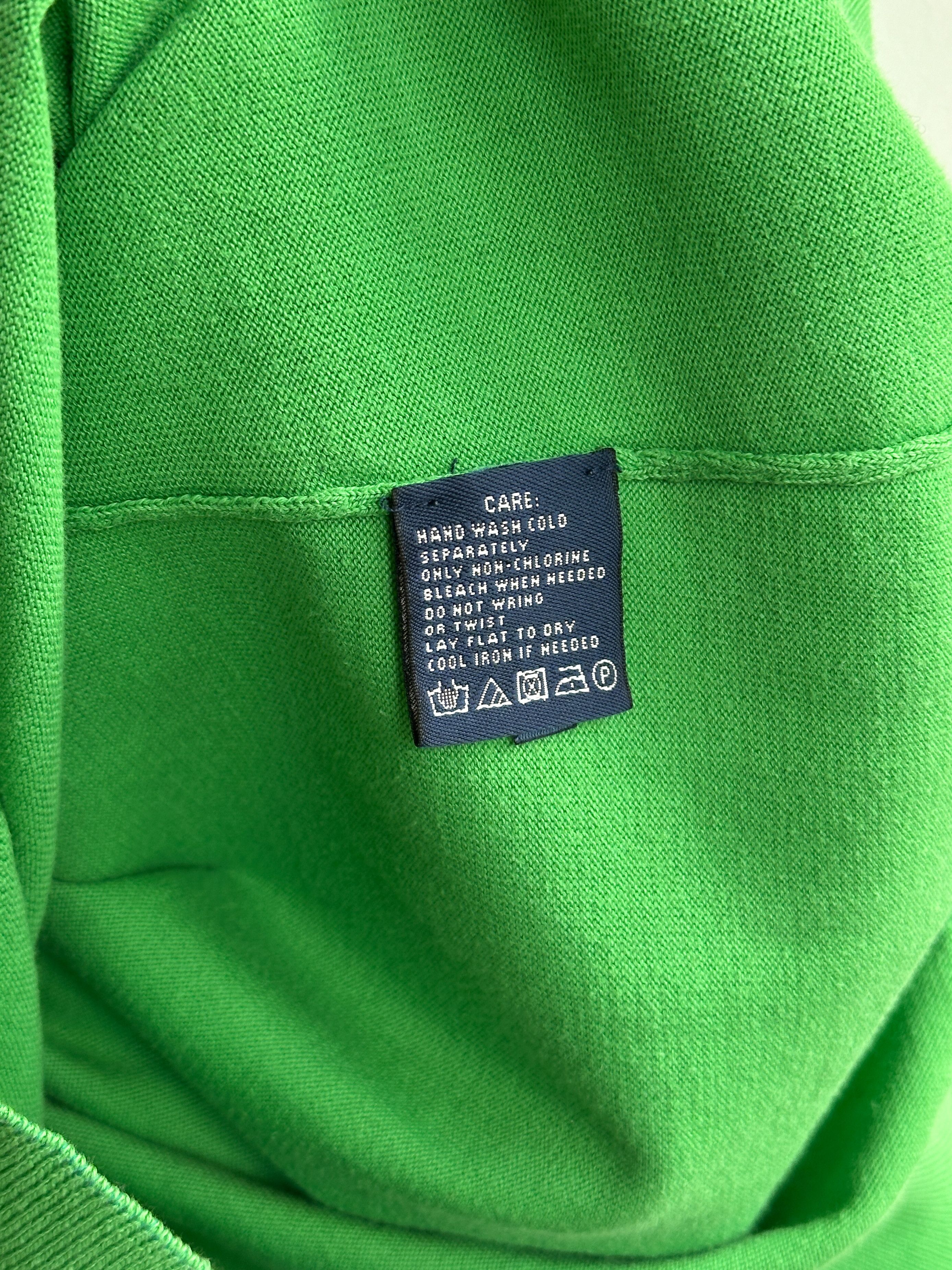Polo Ralph Lauren Vintage Polo Ralph Lauren Green V Neck Sweater Jumper Size L / US 10 / IT 46 - 6 Thumbnail