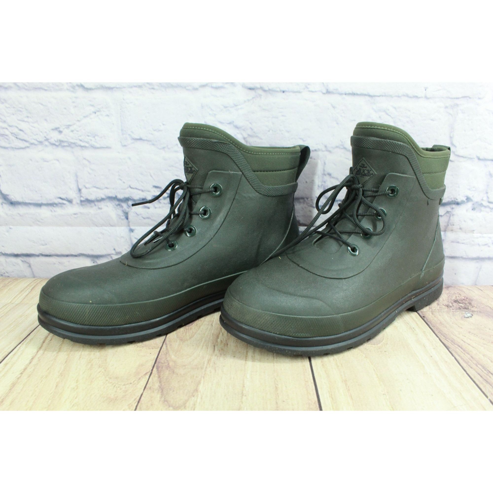 Other Original Muck Boot Co Men's Moss Rubber Lace-Up Mid Boots Size US 10 / EU 43 - 2 Thumbnail