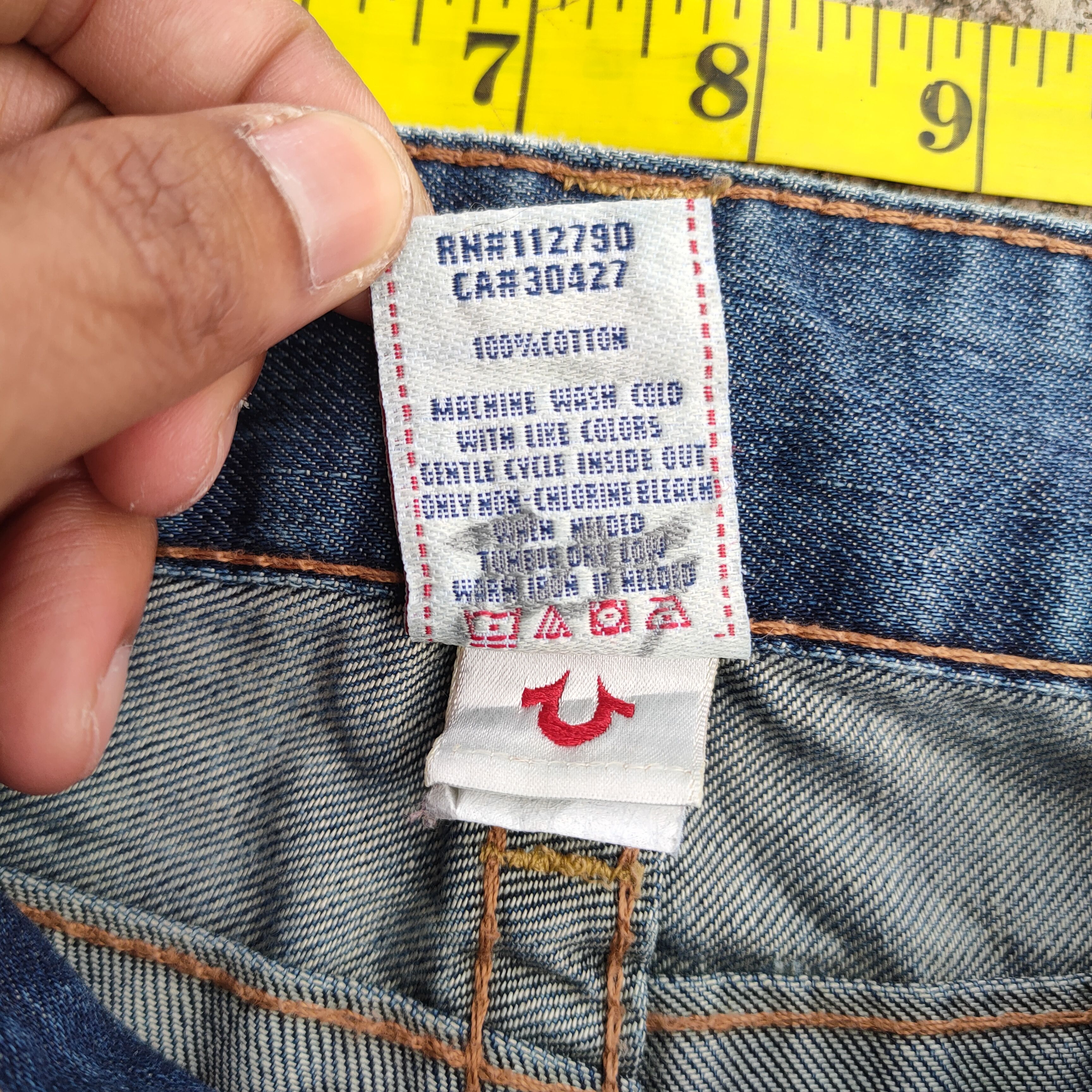 True Religion TRUE RELIGION FLARE RIPPED JEANS DENIM PANTS Size US 29 - 7 Thumbnail