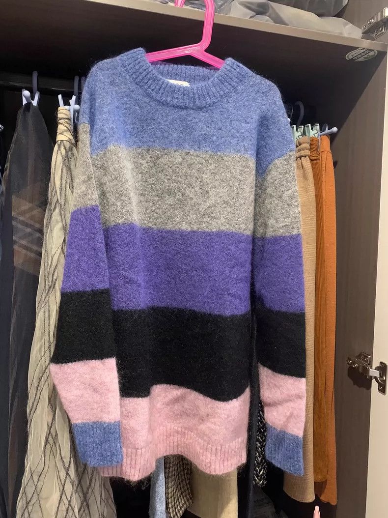 Acne Studios acne studios Rainbow striped mohair sweater 2504-Nextarrow Size US XS / EU 42 / 0 - 1 Thumbnail