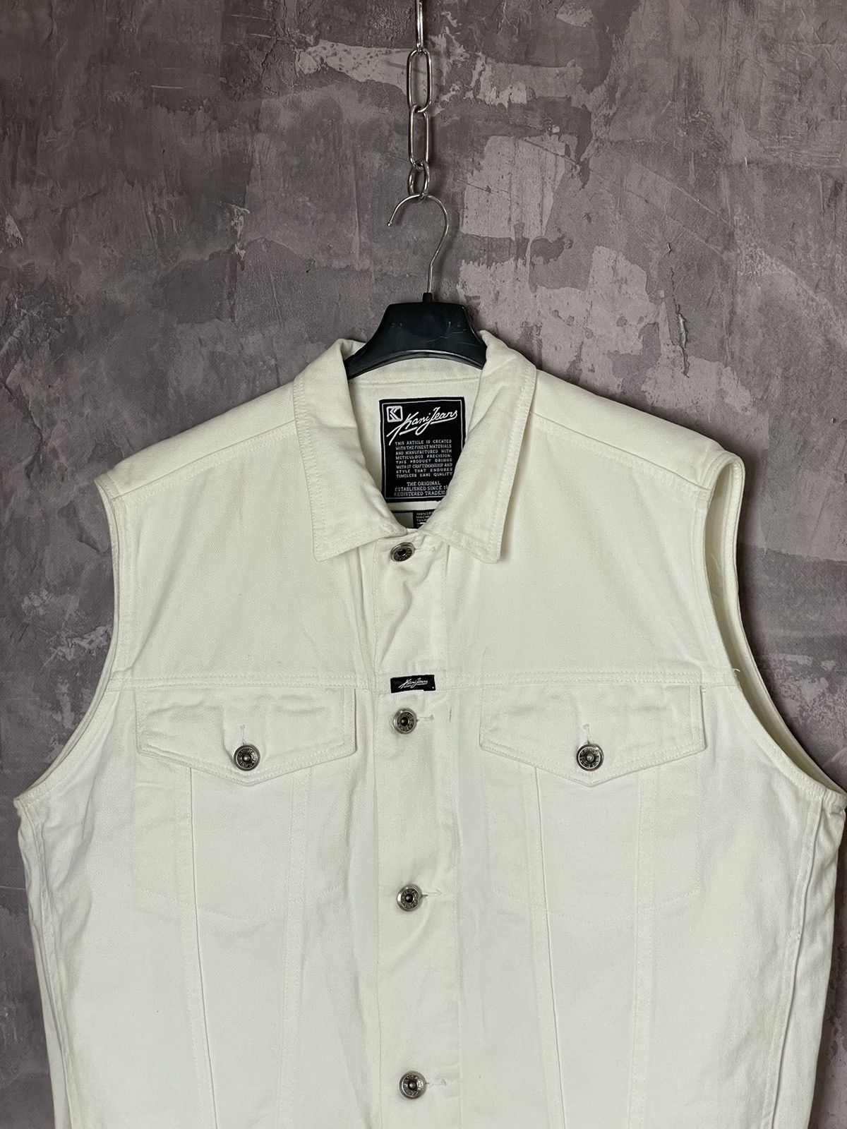 Karl Kani × Rap Tees × Vintage vintage karl kani denim vest jacket Size US L / EU 52-54 / 3 - 2 Thumbnail