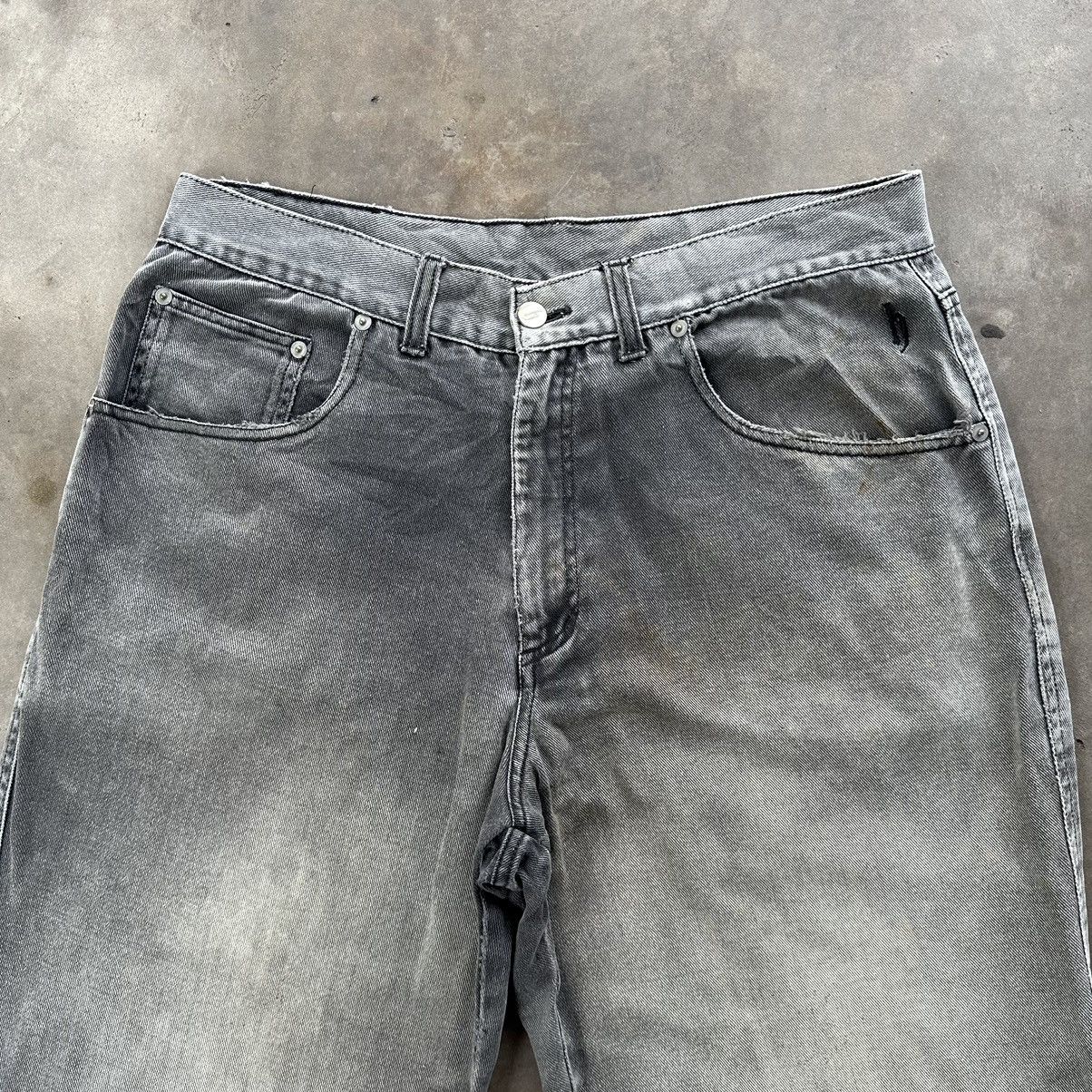 Japanese Brand × Jean × Vintage Vintage Ojhonoa Faded Black Distressed Denim Jean Pant W33 Size US 33 - 3 Thumbnail