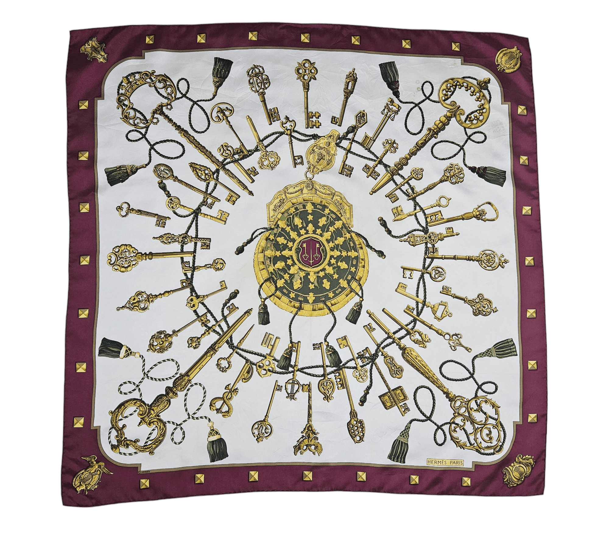 Hermes Hermes Les Cles Keys silk scarf Size ONE SIZE - 1 Thumbnail