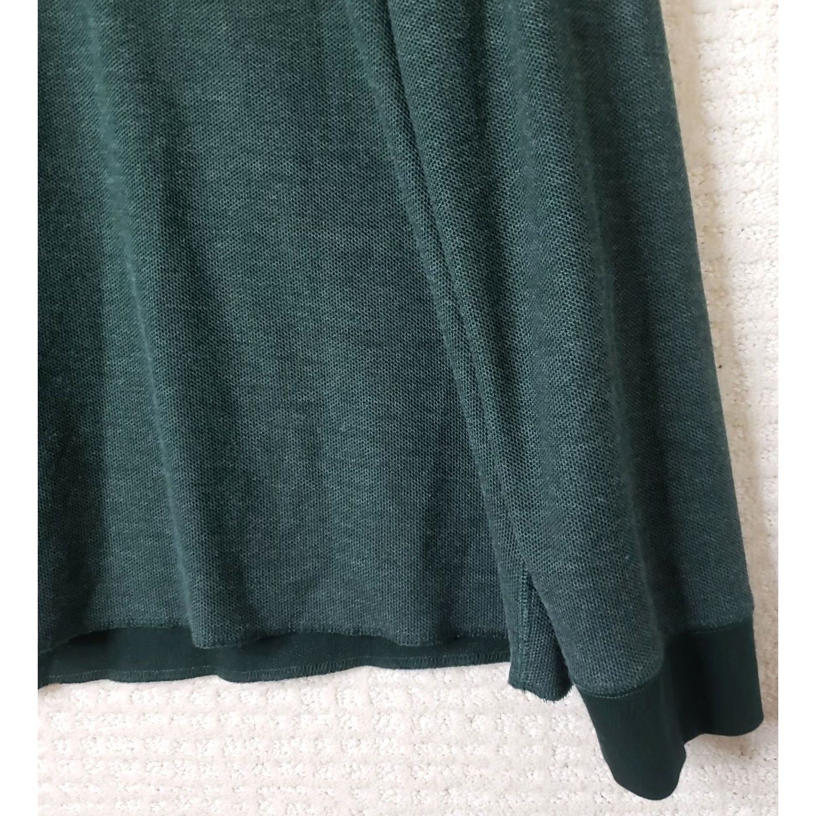 UNTUCKit UNTUCKit Men XL Henley Sweater Shirt Heathered Green Button-Up Long Sleeve Casual Casual Comfort N/A Size US XL / EU 56 / 4 - 6 Thumbnail