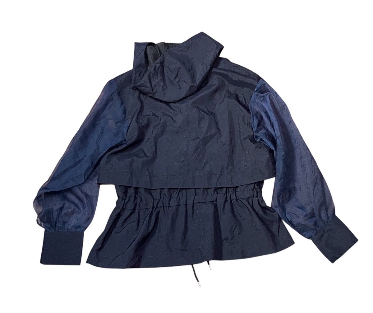 United Arrows TAX FREE 🇺🇸 united tokyo sheer sleeves hooded peplum jacket Size US M / EU 48-50 / 2 - 6 Thumbnail