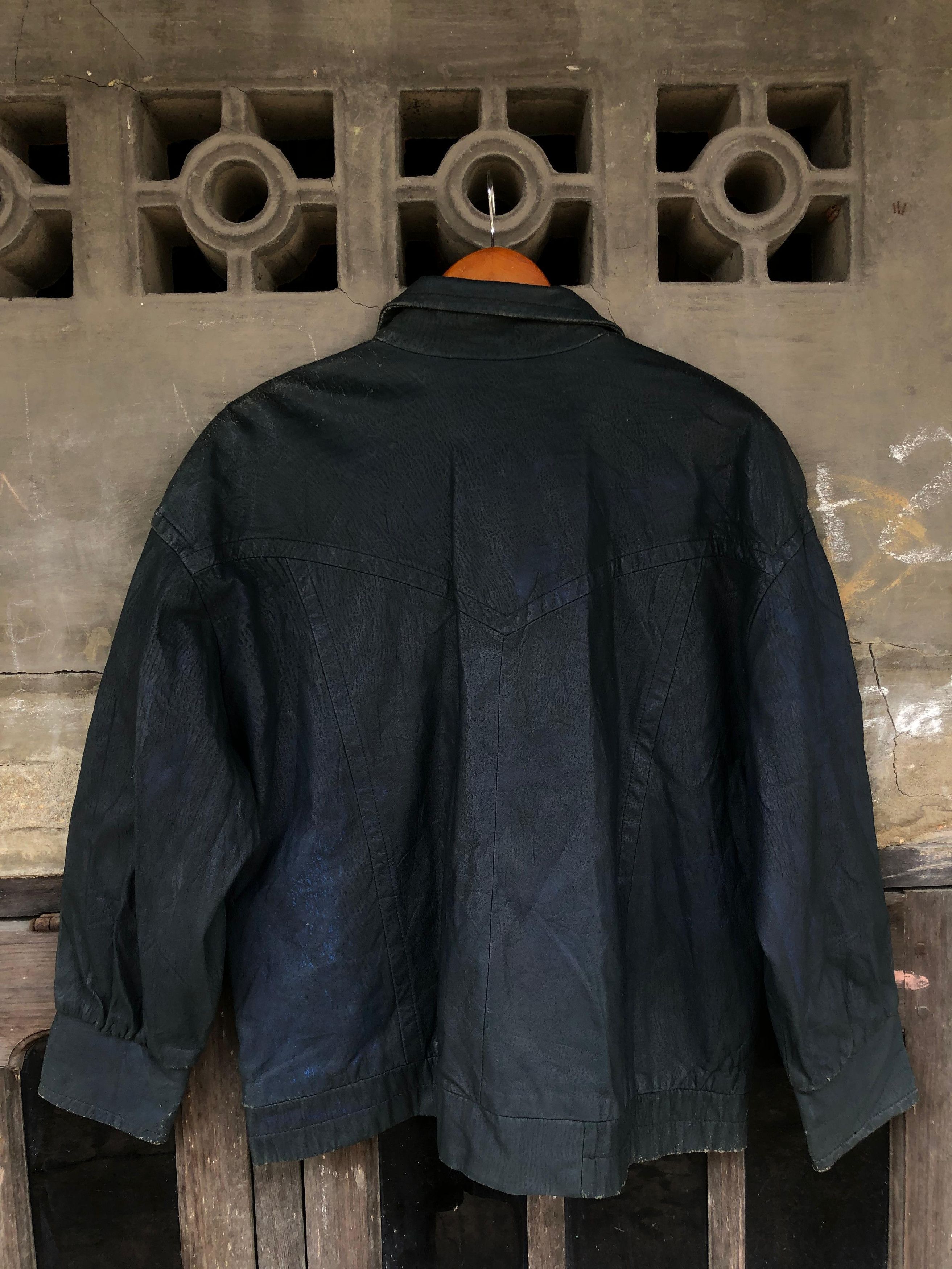 Vintage × Yves Saint Laurent 🔥RARE PIG SKIN🔥Vintage Leather Jacket YSL Size US L / EU 52-54 / 3 - 8 Thumbnail