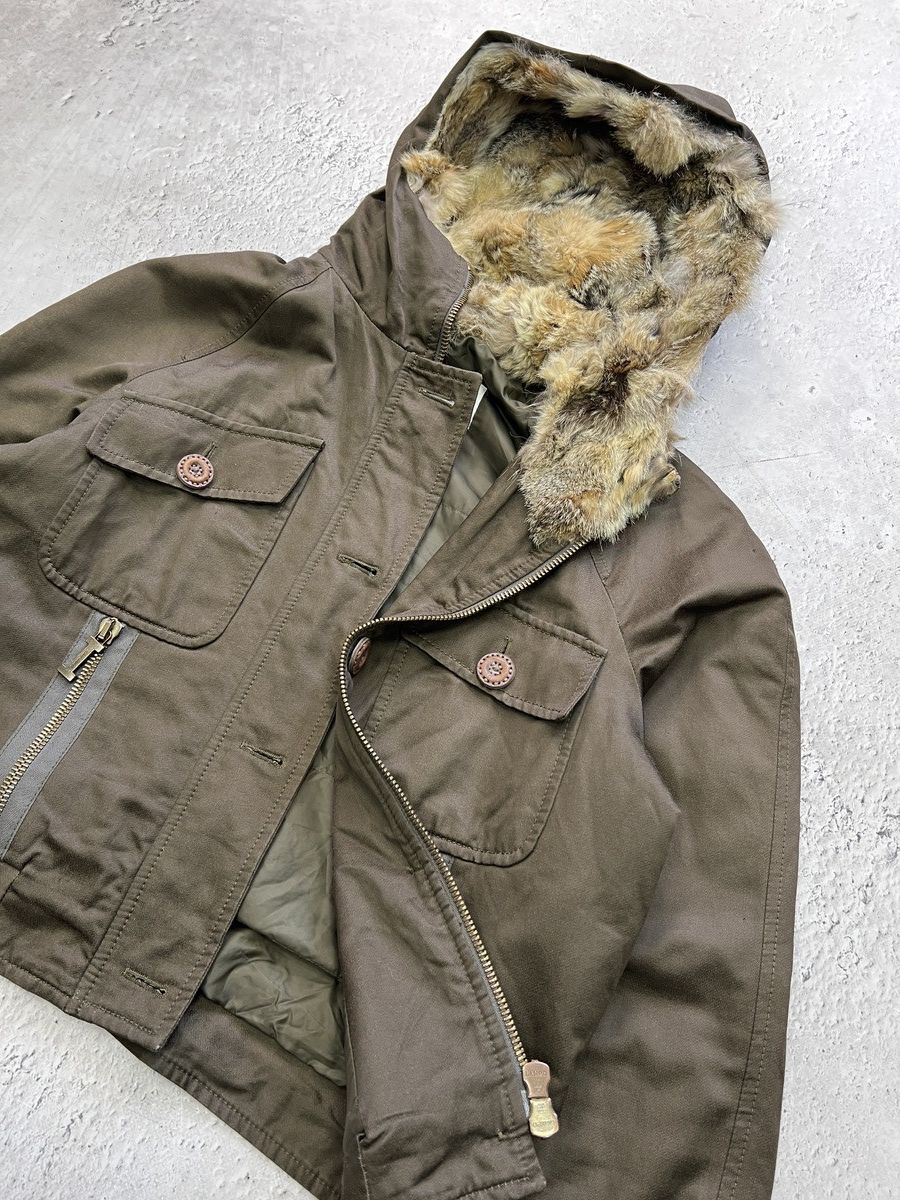 Iceberg Iceberg brown cropped fur hood jacket hysteric glamour y2k Size US M / EU 48-50 / 2 - 9 Thumbnail